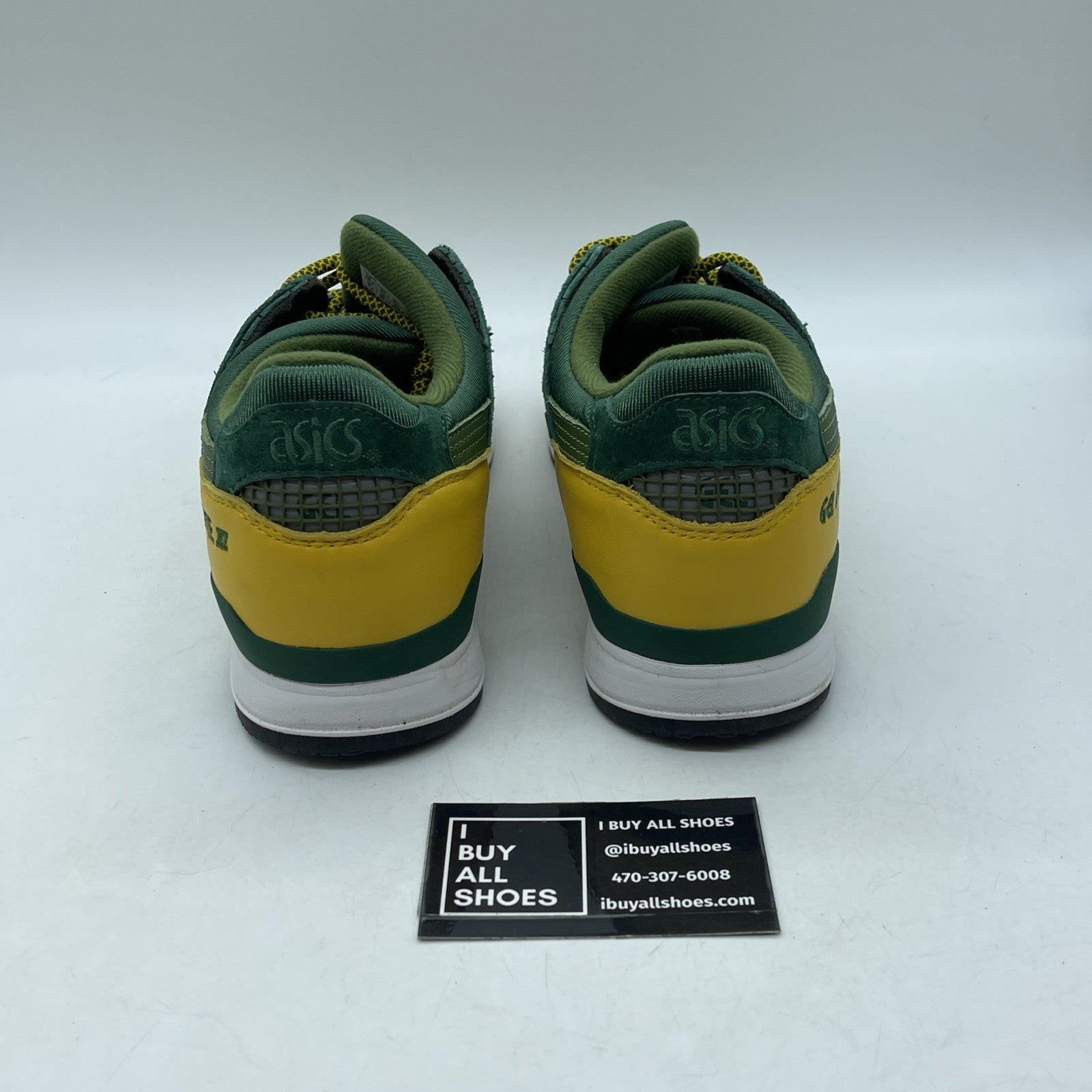 Soze 8.5 - Kith X Marvel Rogue Gel Lyte Green Yellow Suede Leather (1201A996)