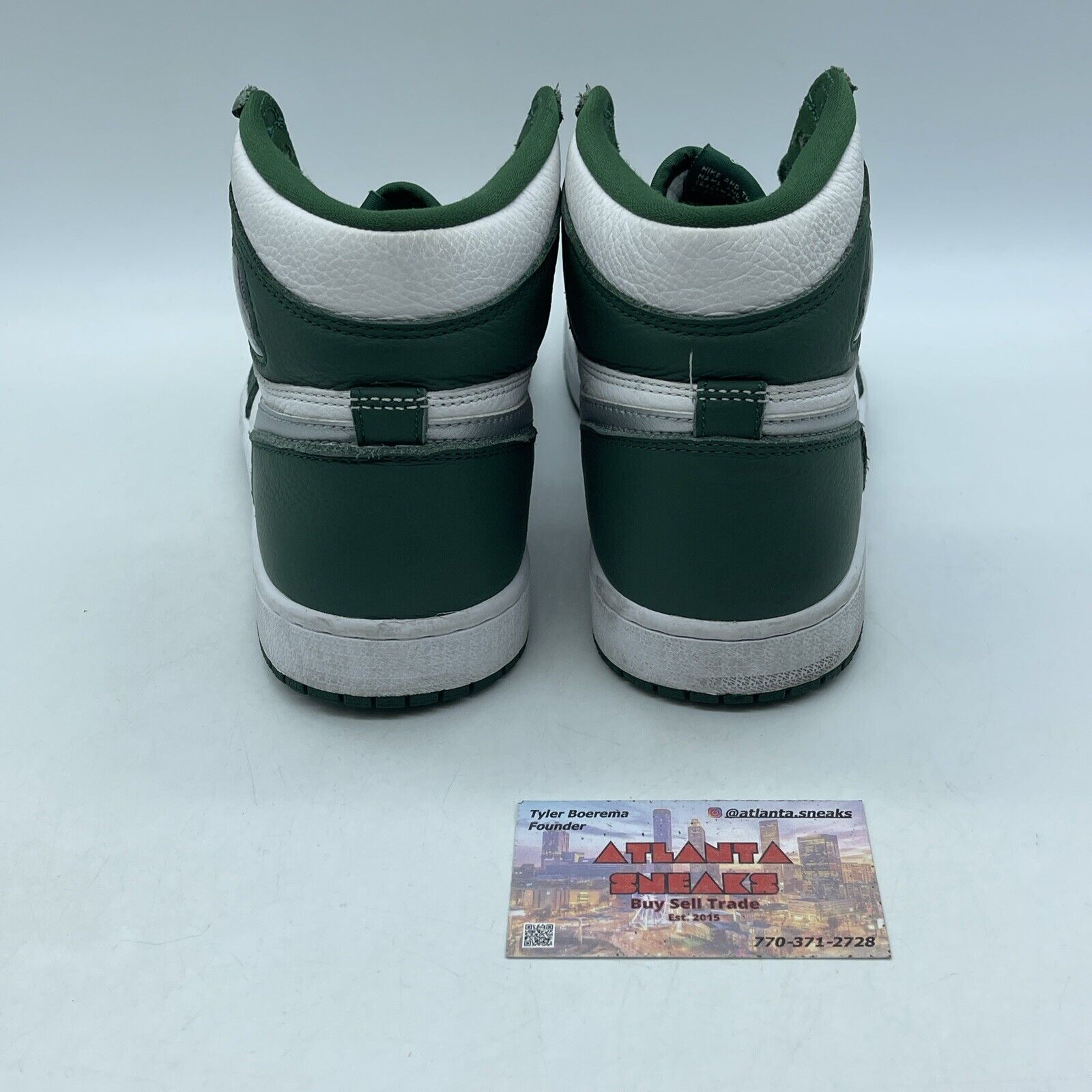 Size 8.5 - Jordan 1 Retro OG High Gorge Green Silver White Leather (DZ5485-303)