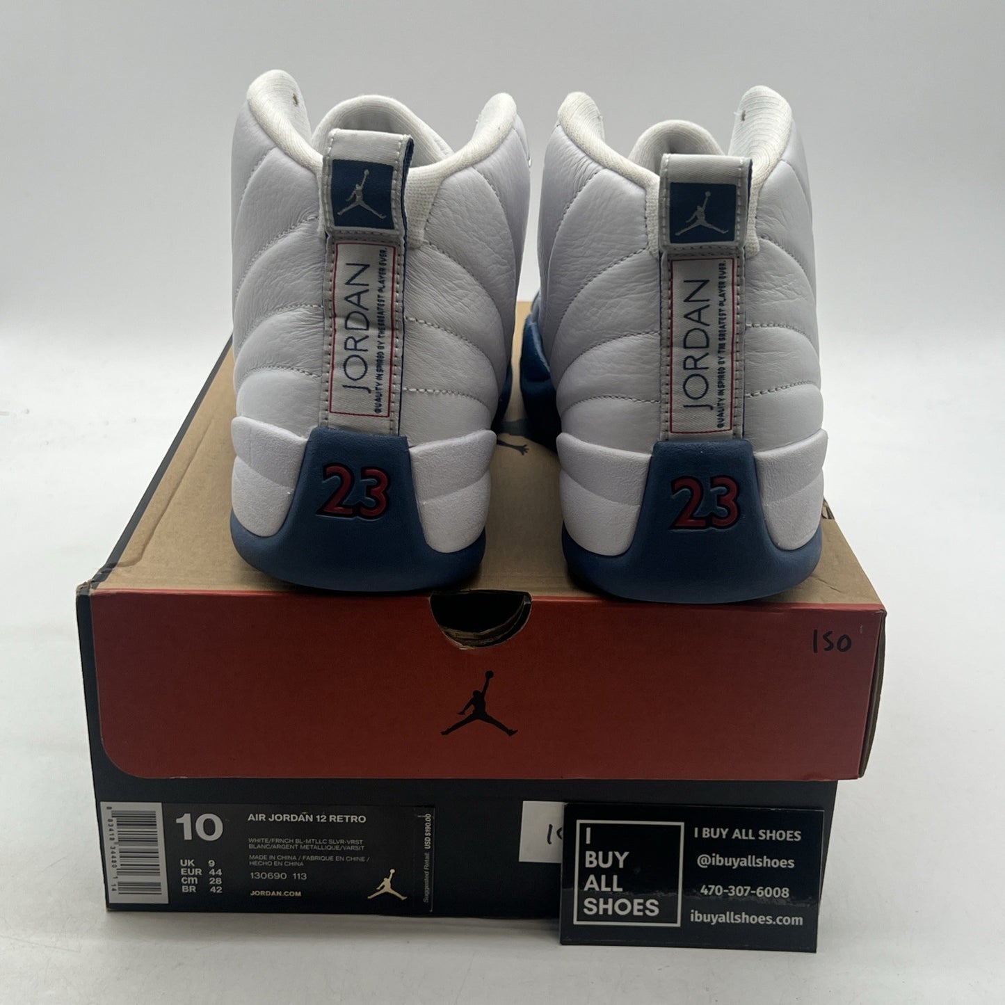 Size 10 - Air Jordan 12 Retro French Blue 2016 (130690-113)