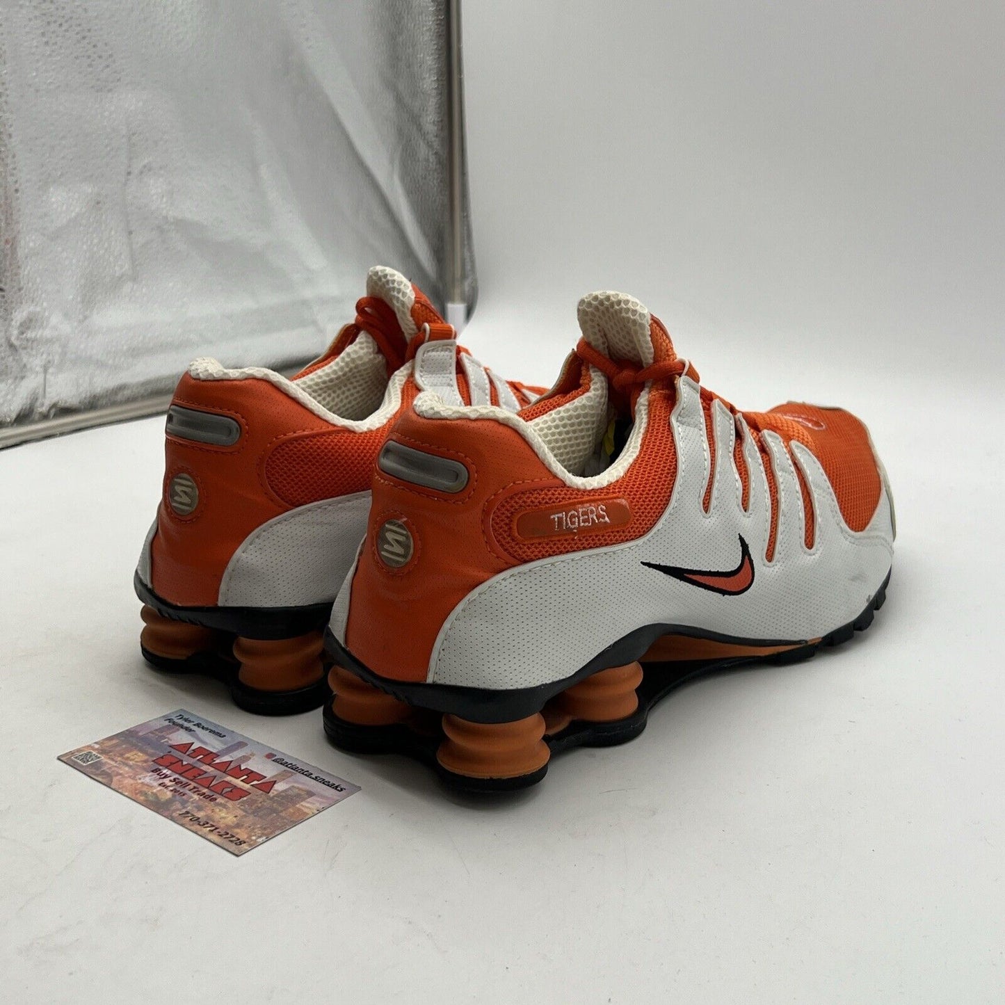 Size 11 - Nike Shox NZ Tigers Orange White (0304406QT)