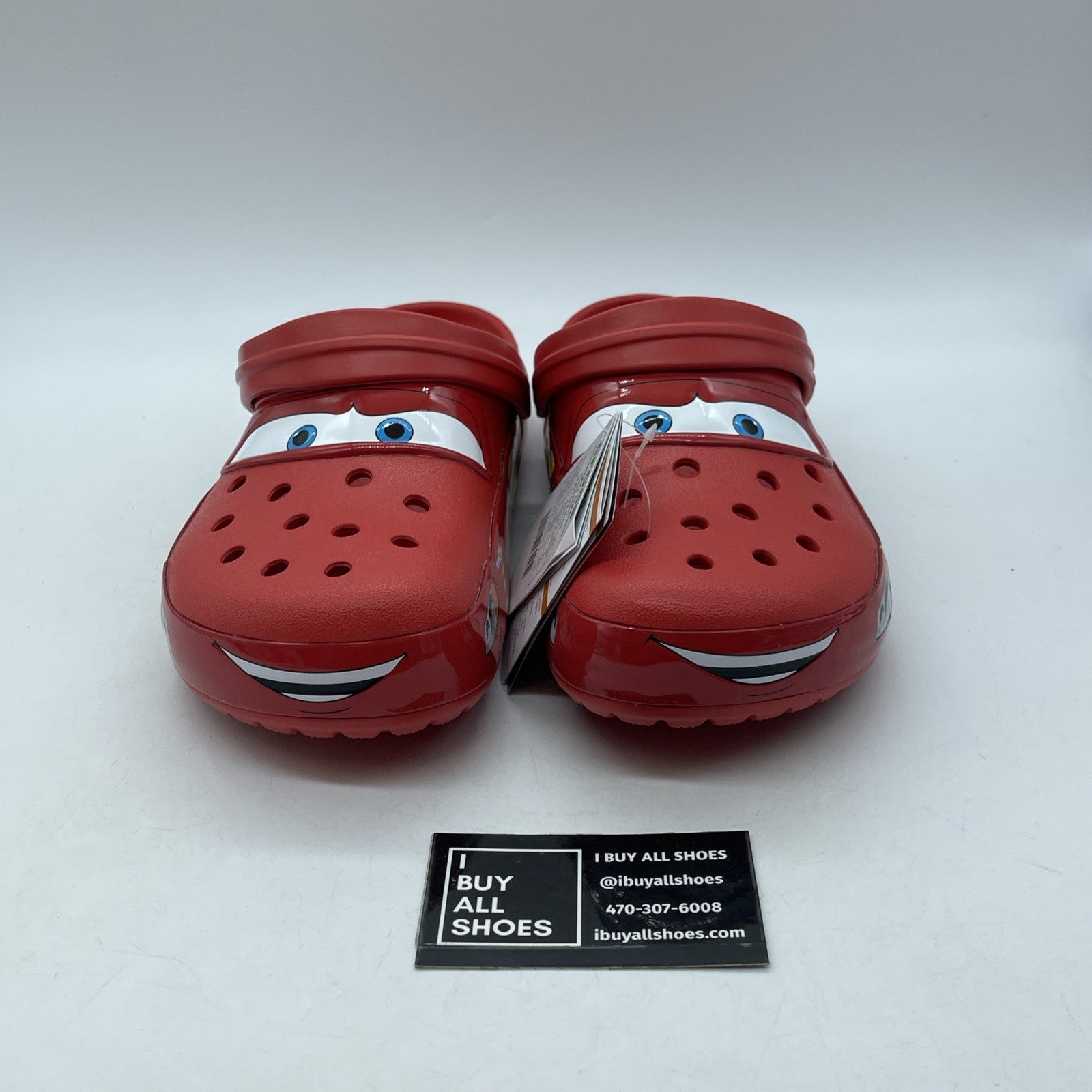 Size 9 - Crocs Classic Clog Lightning McQueen 2021 Rubber Red (205759-610)