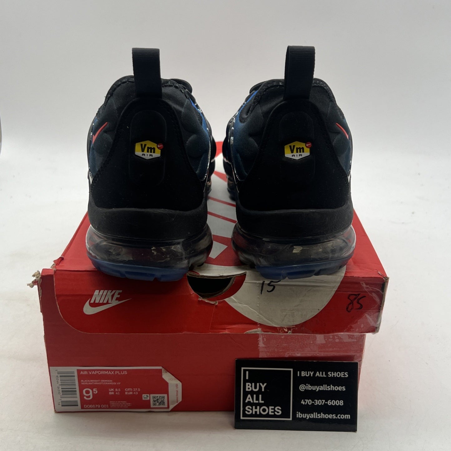 Size 9.5 - Nike Air VaporMax Plus Knicks (DO6679-001)