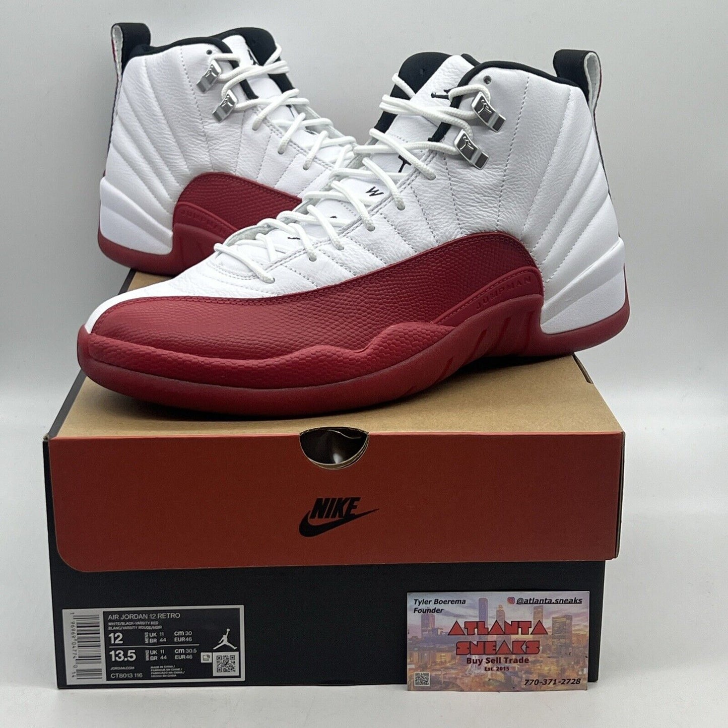 Size 12 - Jordan 12 Retro 2023 Mid Cherry Brand New Og All