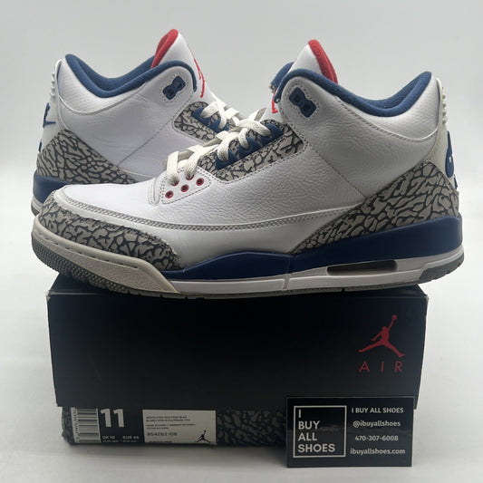 Size 11 - Air Jordan 3 Retro OG Mid True Blue (854262-106)