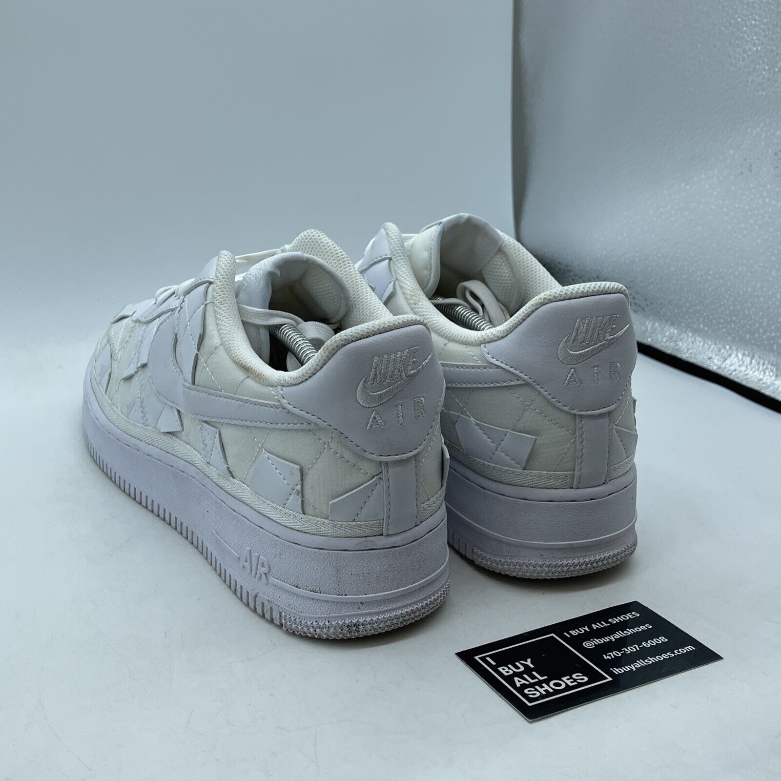 Size 13 - Nike Billie Eilish x Air Force 1 Low Triple White Suede (DZ3674-100)
