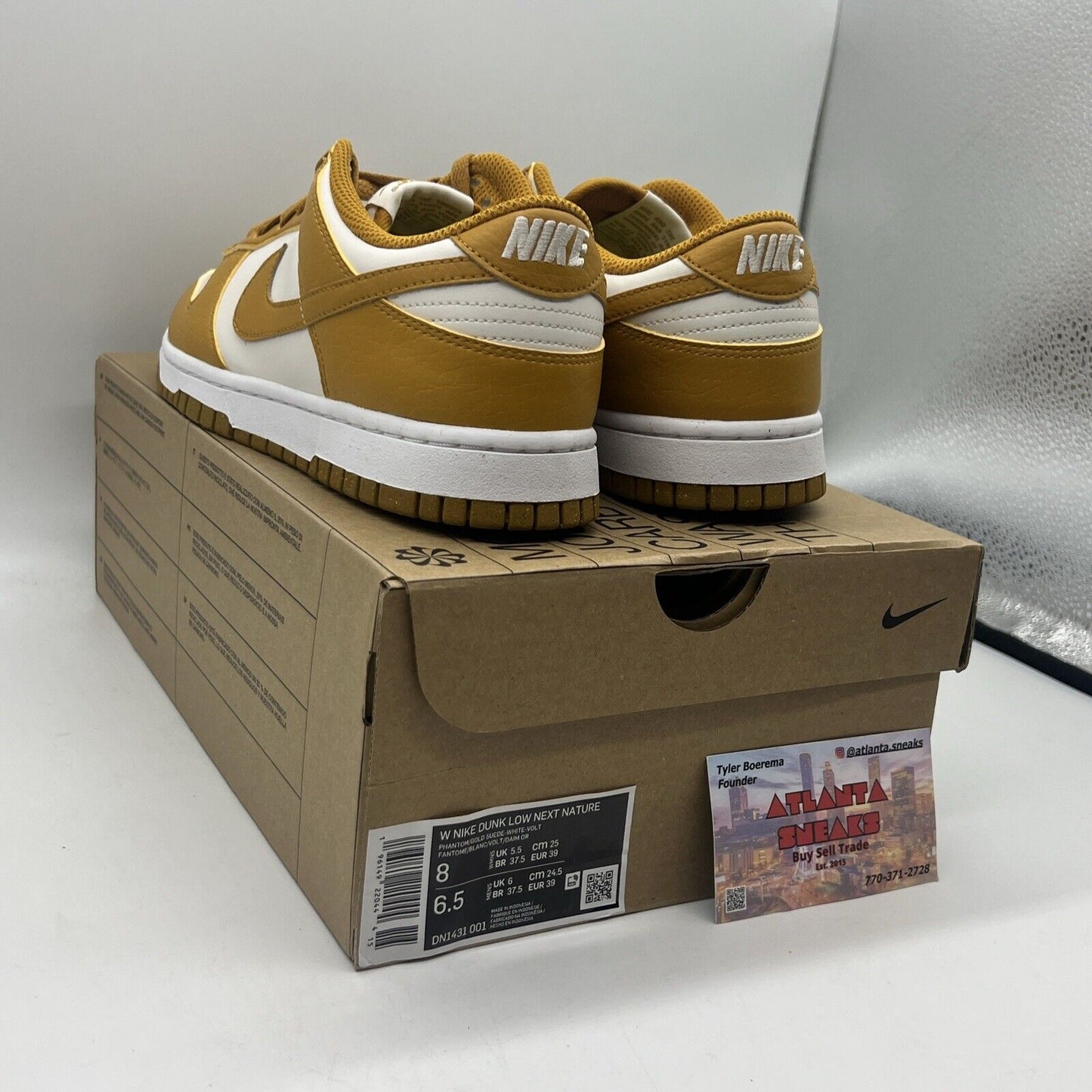 Size 8 - Nike Dunk Low Next Nature Phantom 2022 Brand New Og All