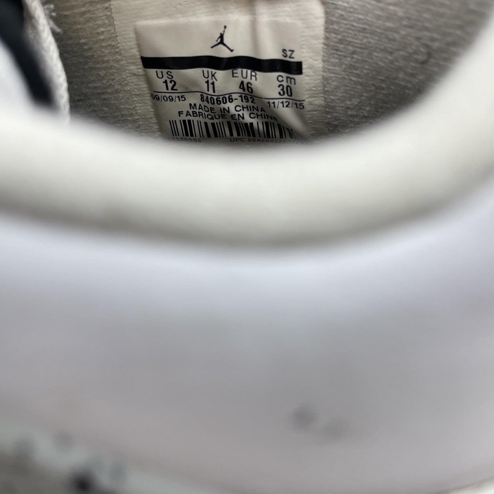 Size 12 - Air Jordan 4 Retro OG Mid White Cement (840606-192)
