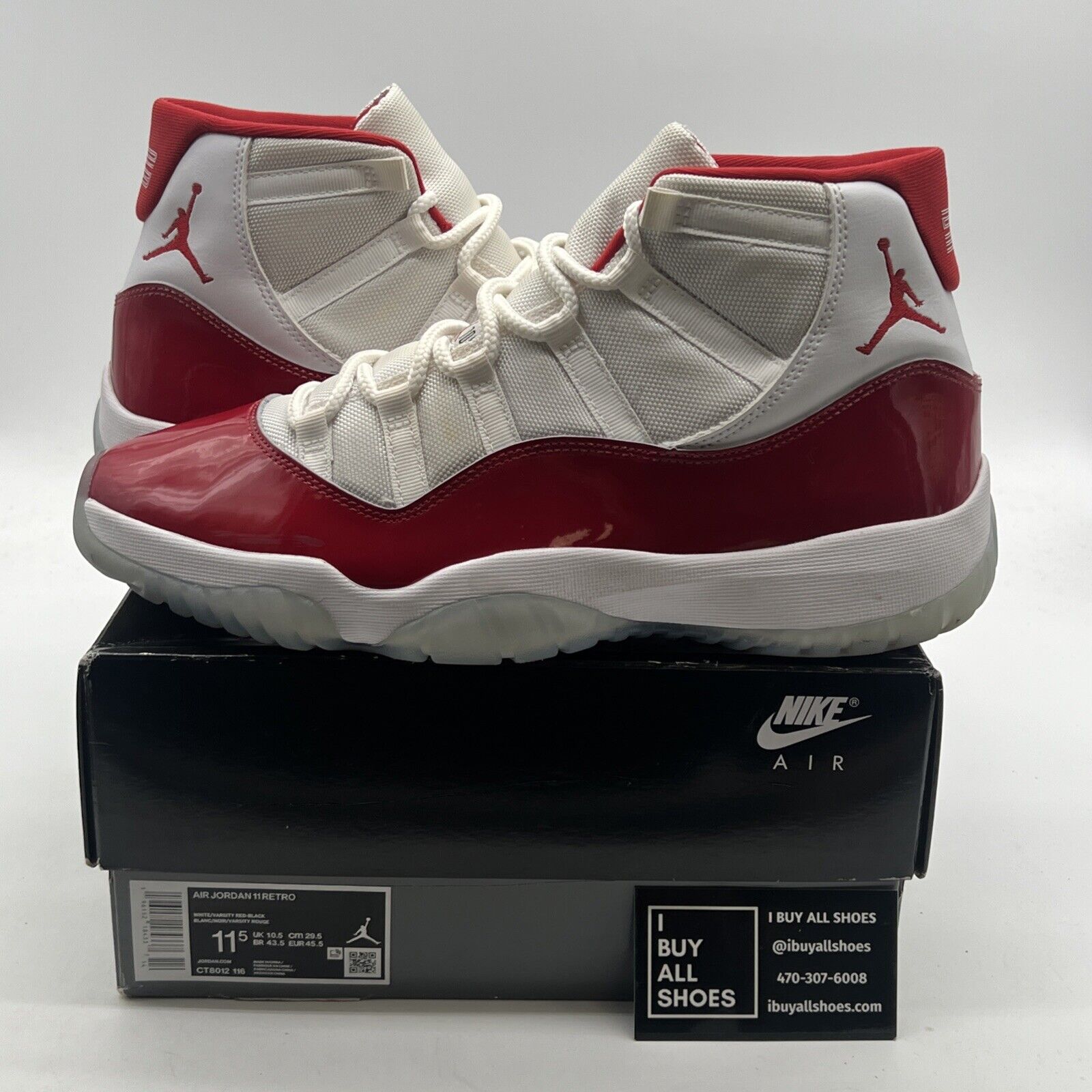 Size 11.5 - Air Jordan 11 Retro High Cherry (CT8012-116)