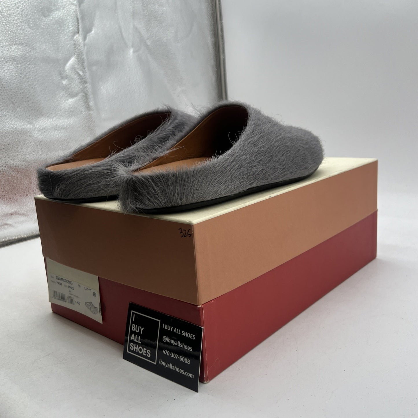 Size 43 - Marni Fussbett Saboot Mule Shoe Slip Ons in Cacao Men's (SBMR000600)
