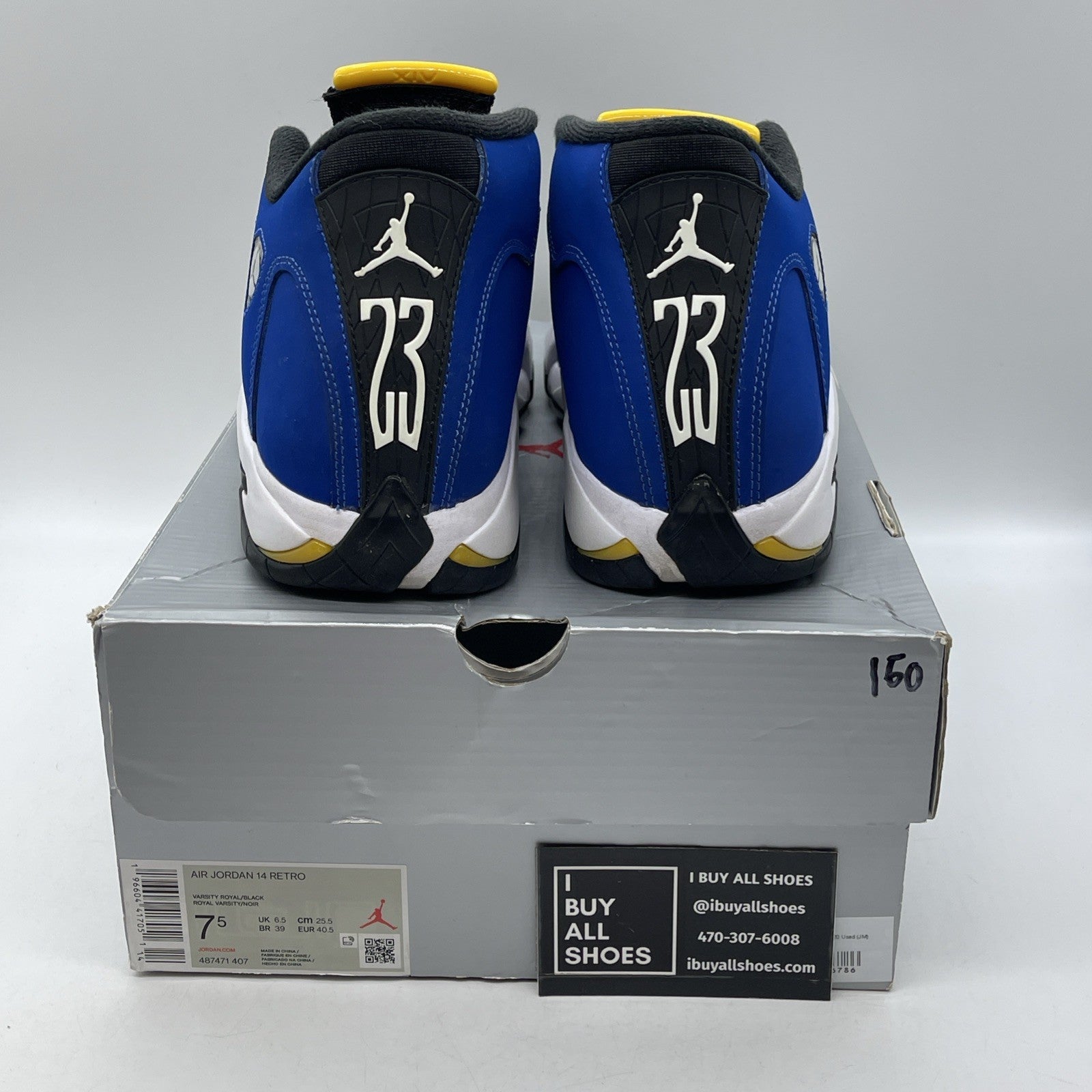 Size 7.5 - Air Jordan 14 Retro Laney (487471-407)
