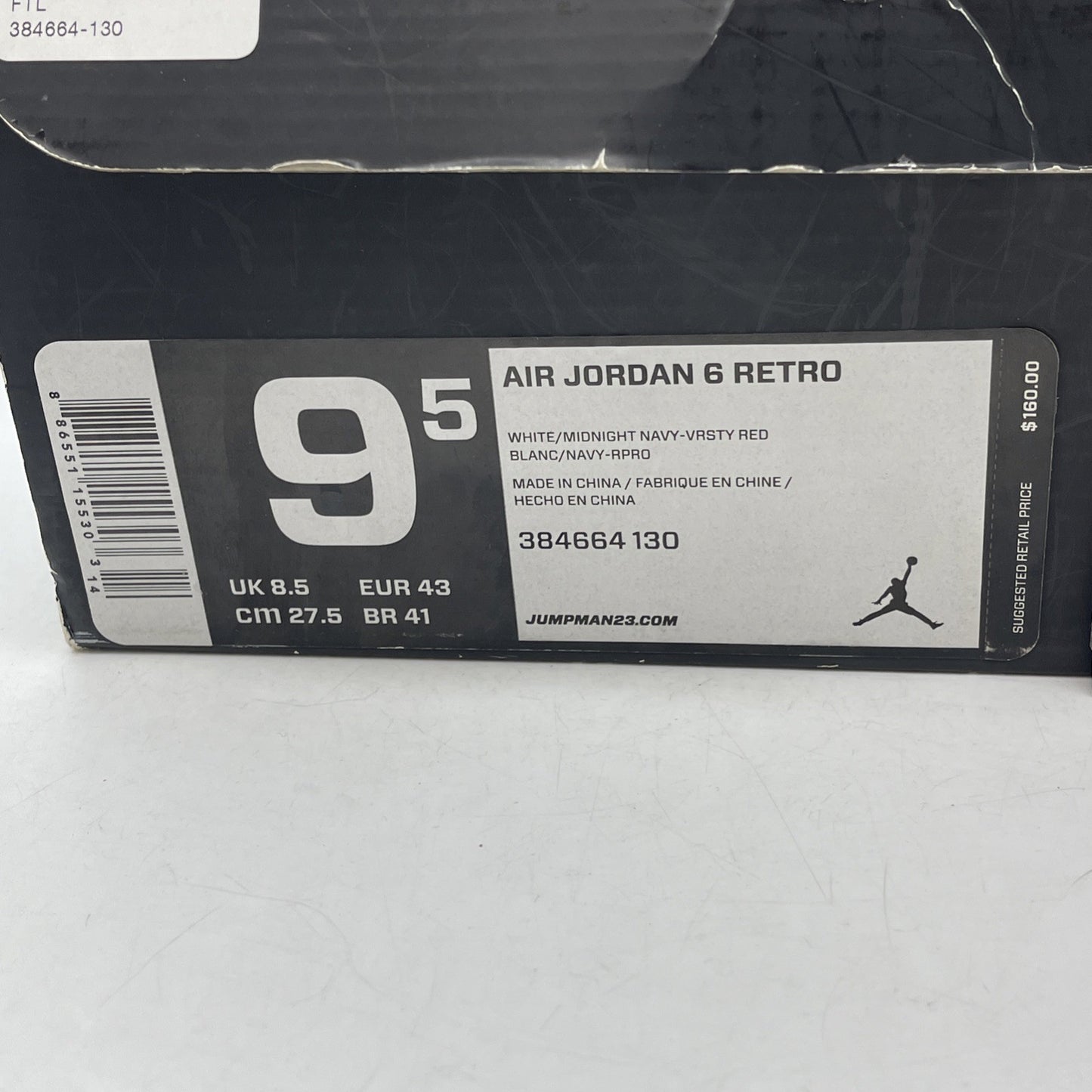Size 9.5 - Air Jordan 6 Retro 2012 Olympic (384664-130)