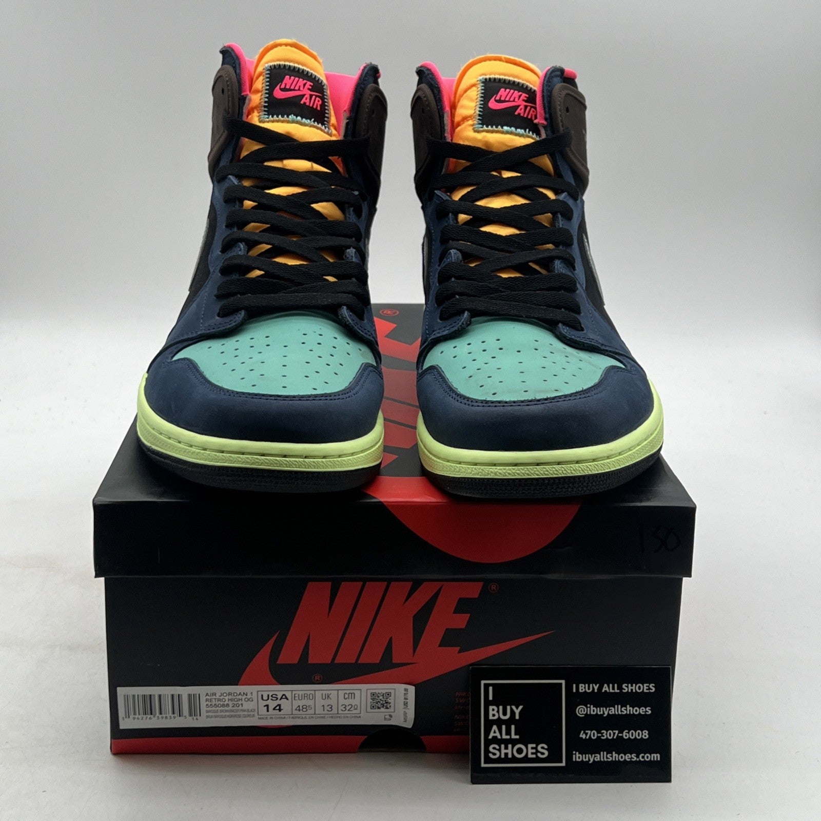 Size 14 - Air Jordan 1 Retro High Tokyo Bio Hack (555088-201)