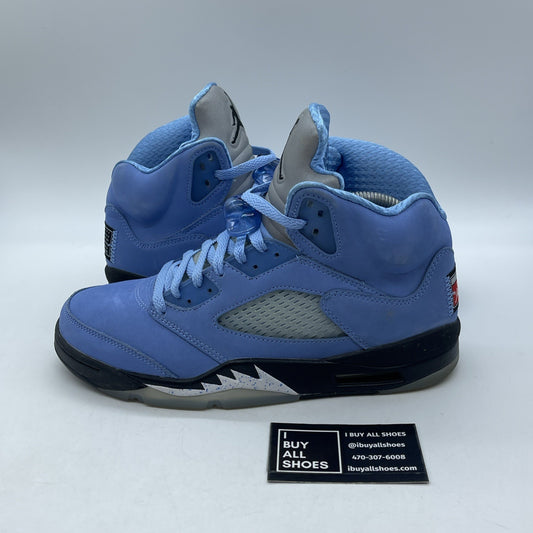 Size 8.5 - Jordan 5 Retro SE Mid UNC Blue Black Suede (DV1310-401)