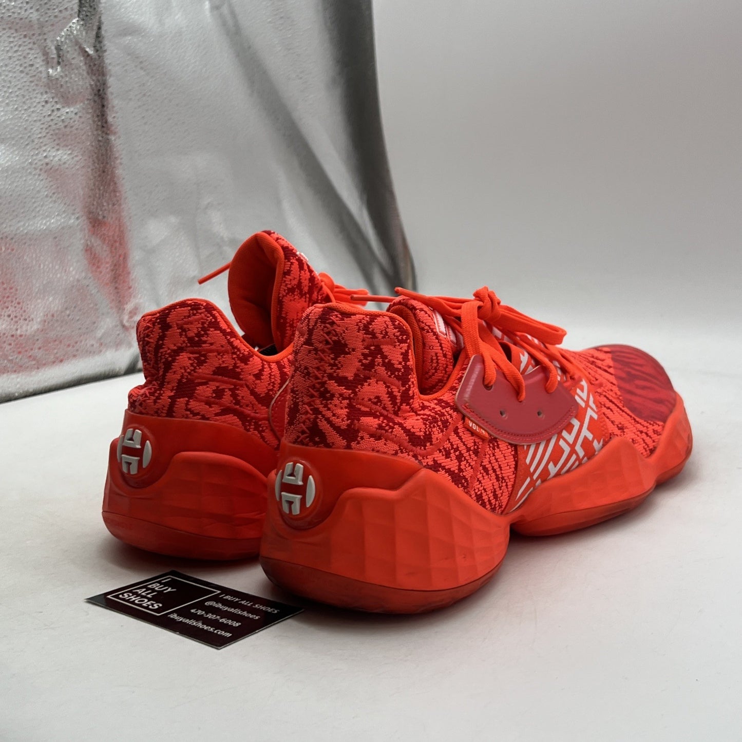 Size 14 - Adidas Harden Vol. 4 Solar Red (EH2409)