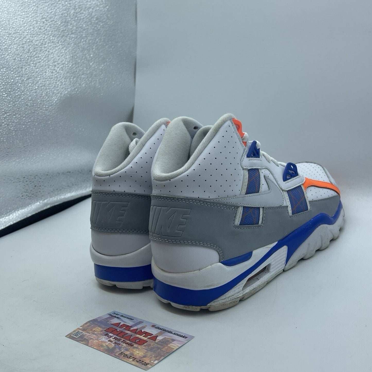 Size 10 - Nike Air Trainer SC High Reverse Auburn Blue Orange (302346-122)