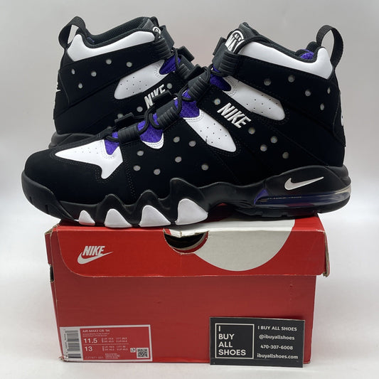 Size 11.5 - Nike Air Max 2 CB 94 Retro 2020 Black Purple (CZ7871–001)