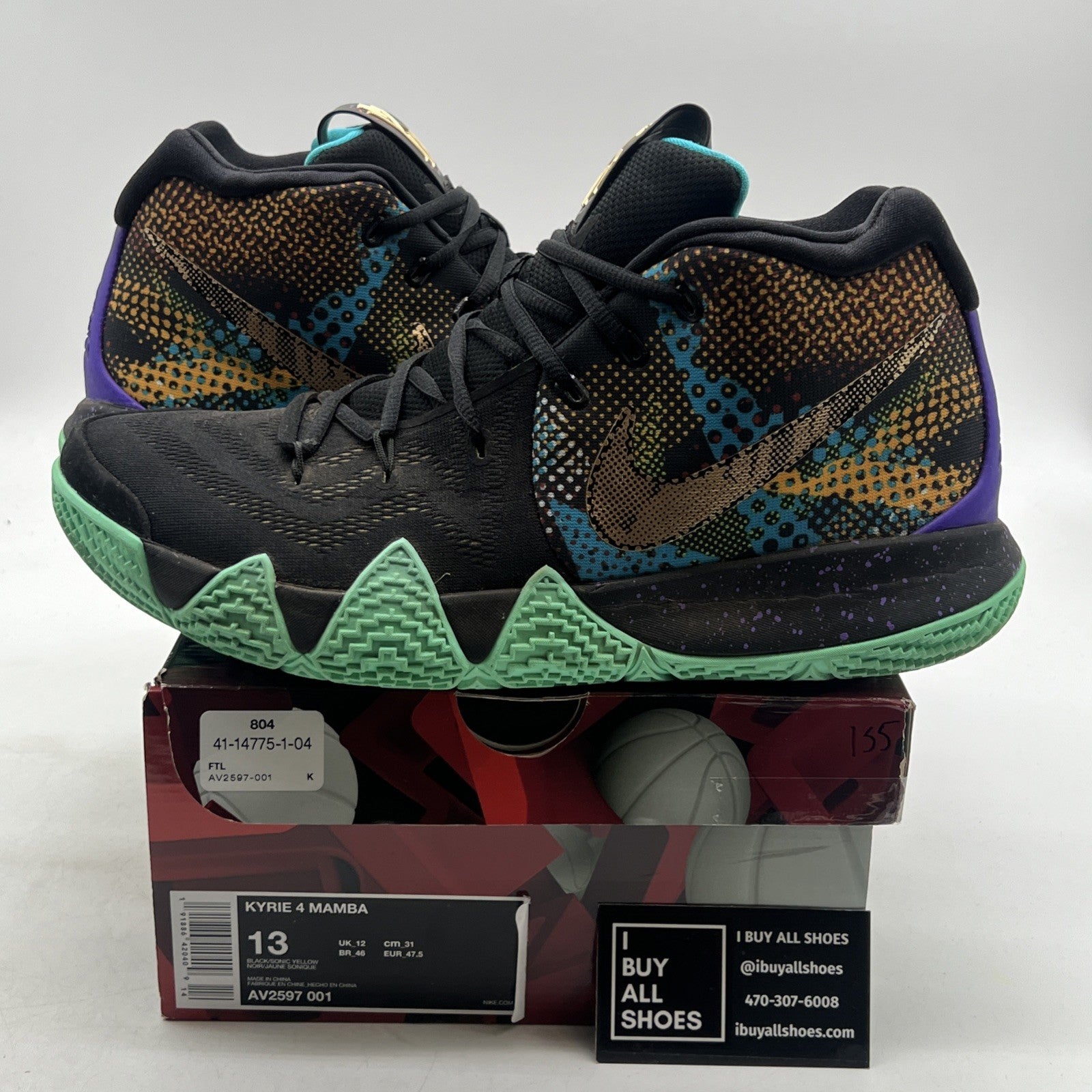 Size 13 - Nike Kyrie 4 Mamba Mentality (AV2597-001)