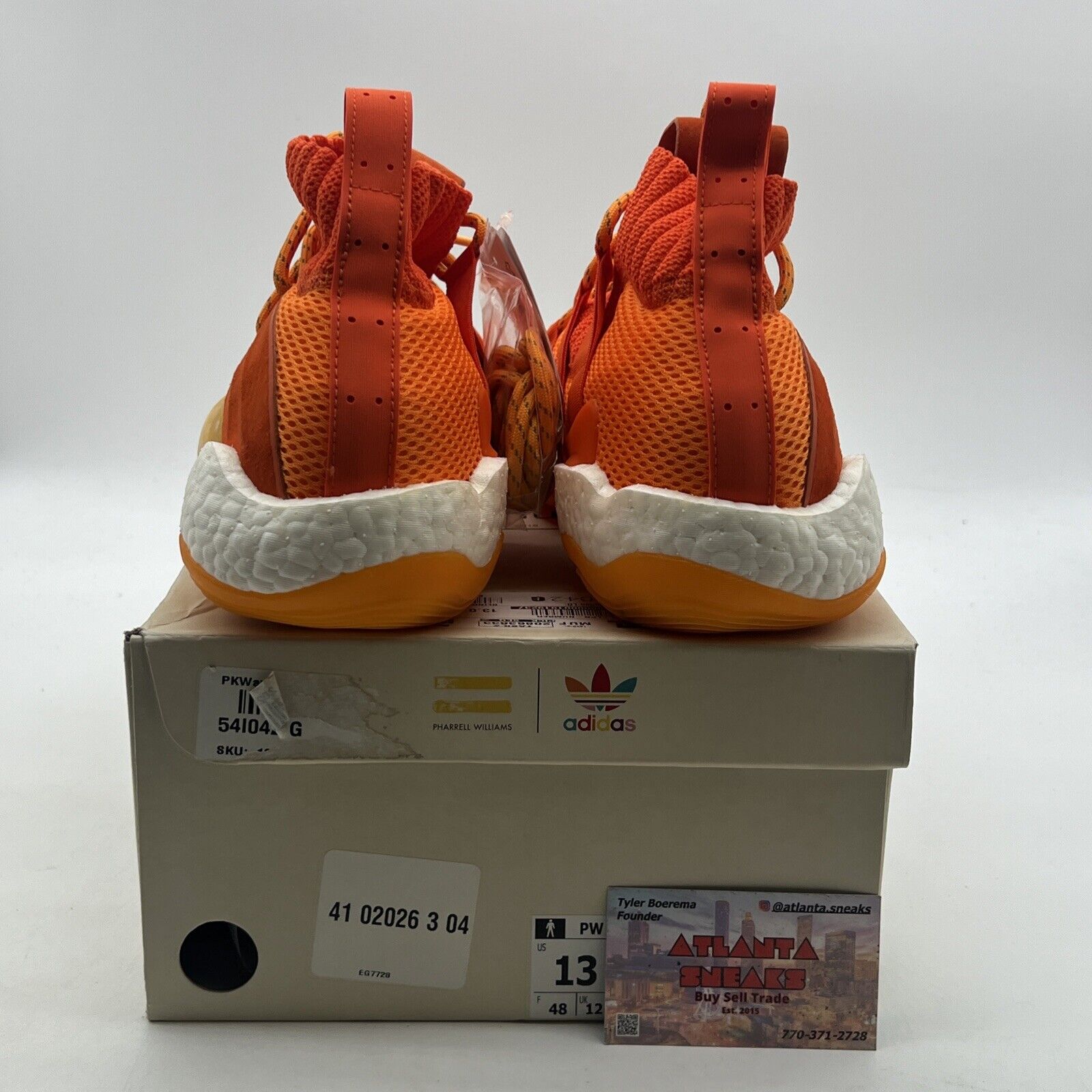 Size 13 - adidas Pharrell x Crazy BYW X Orange (EG7728)