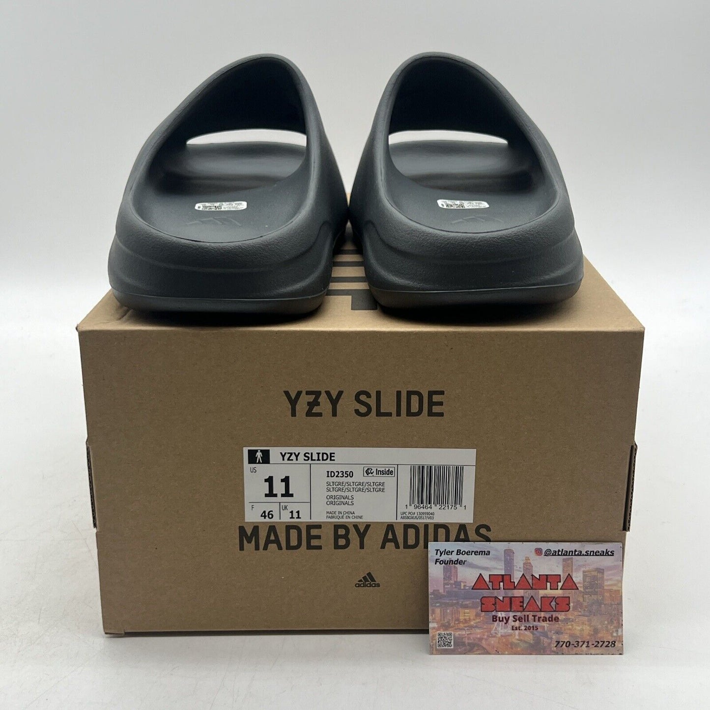 Size 11 - Adidas YZY SLIDE Slate Grey Men’s (ID2350)