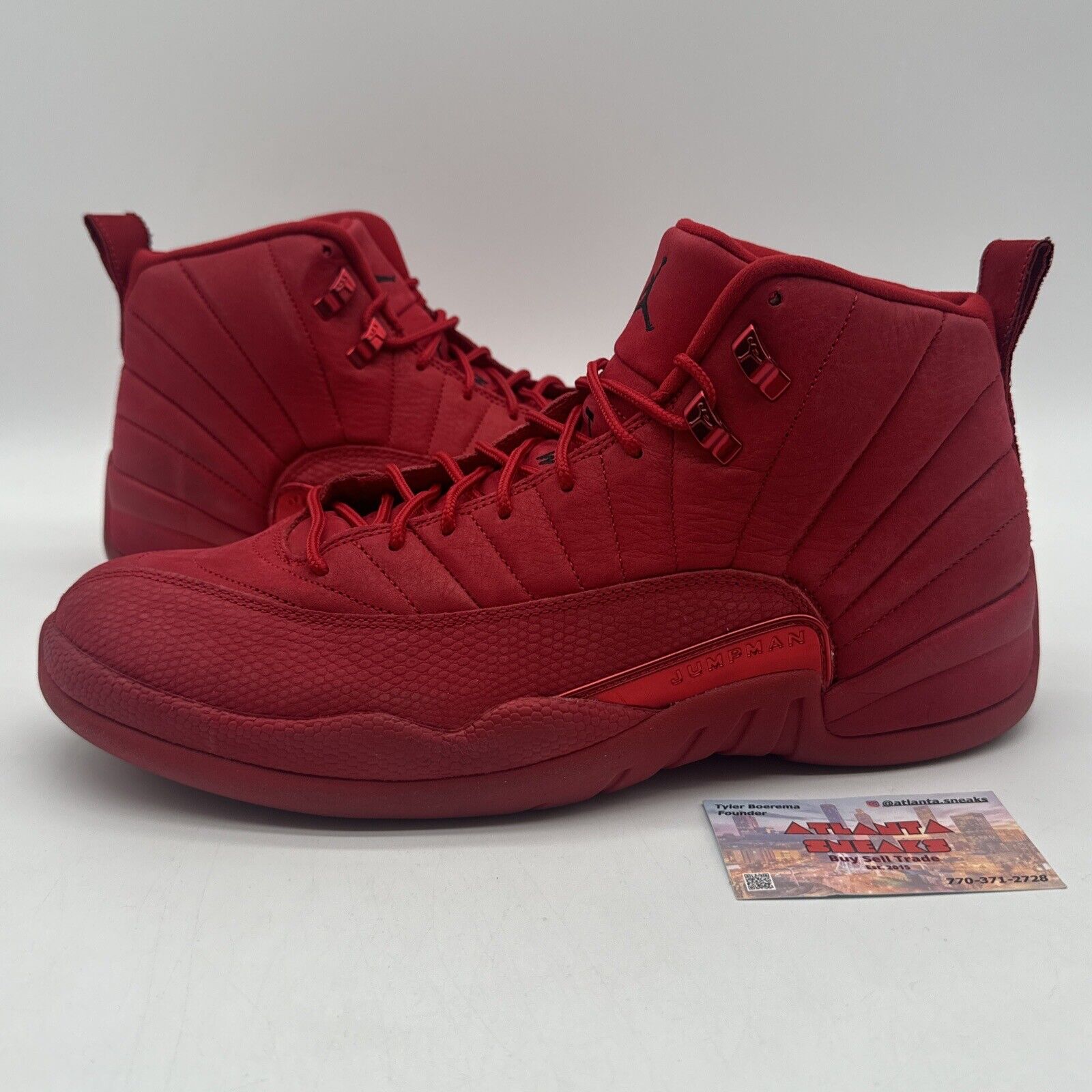 Size 13 - Jordan 12 Retro Gym Red 2018 Suede Red October Black Jumpman Classics