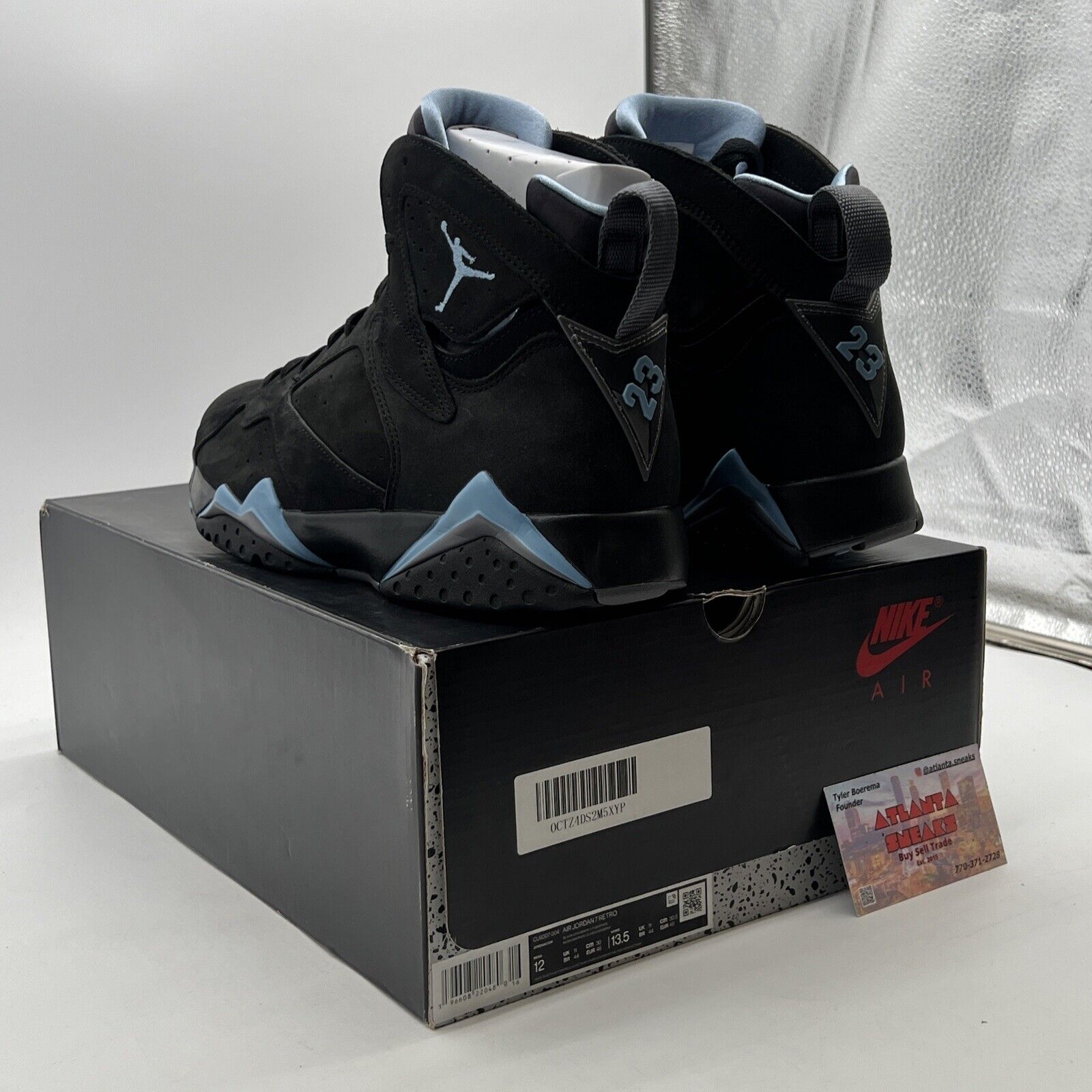 Size 12 - Air Jordan 7 Retro 2023 Chambray (CU9307-004)