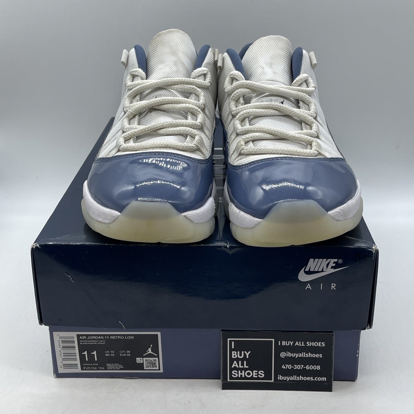 Size 11 - Air Jordan 11 Retro Low Diffused Blue (FV5104-104)