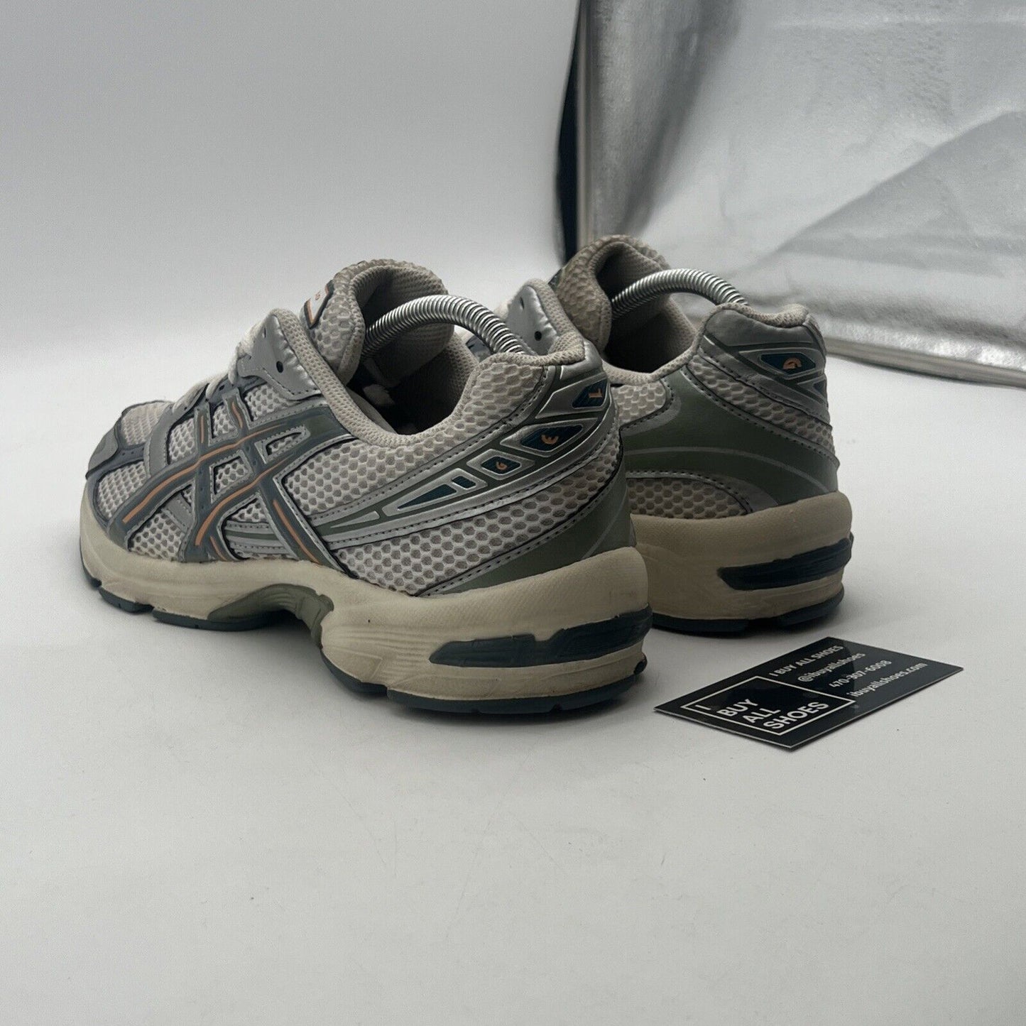 Size 9.5 - ASICS Gel 1130 White Ironclad (1201A256-110)
