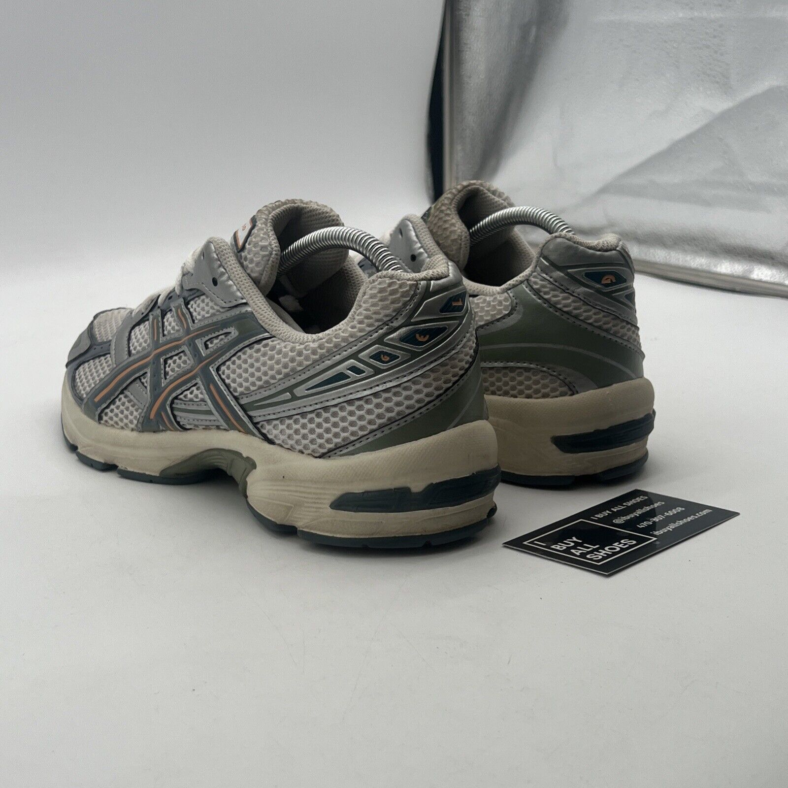 Size 9.5 - ASICS Gel 1130 White Ironclad (1201A256-110)