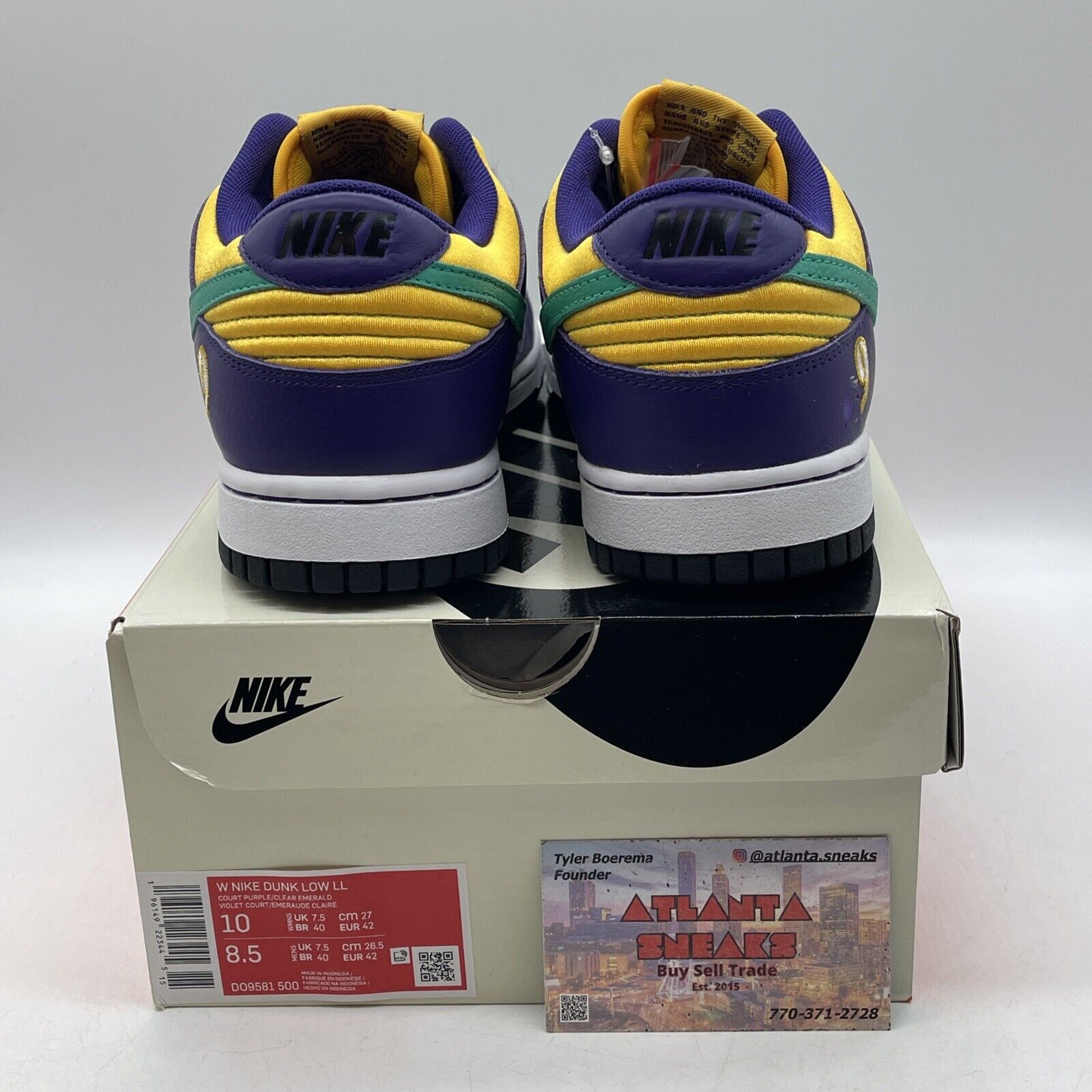 Size 10W - Nike Lisa Leslie x Dunk Low Sparks Purple Leather Suede (DO9581-500)