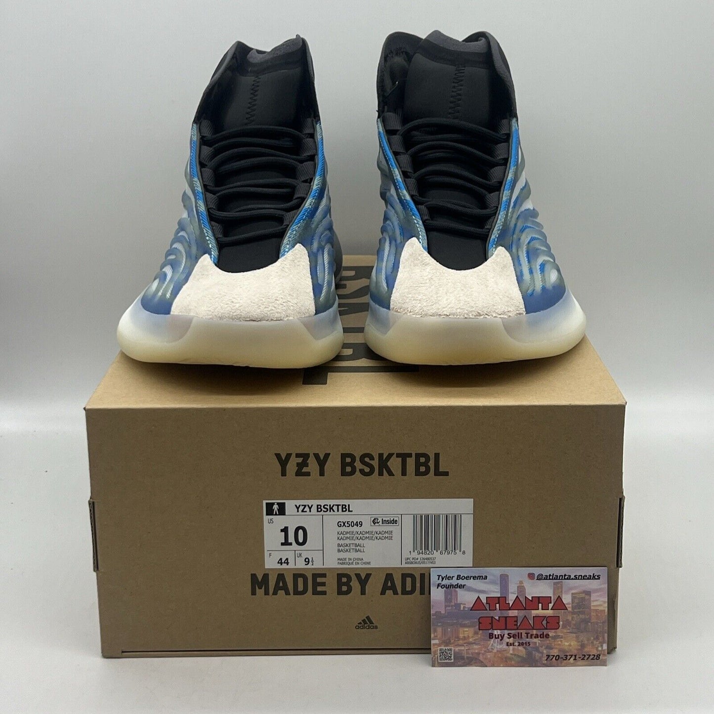 Size 10 - adidas Yeezy Basketball Frozen Blue Brand New Og All