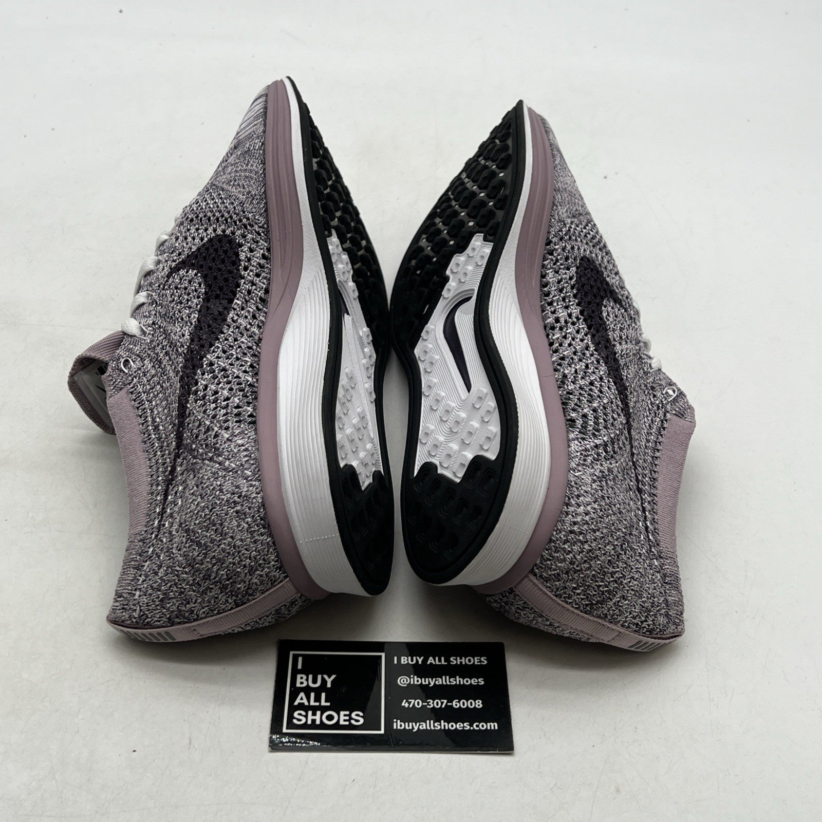 Size 12.5 - Nike Flyknit Racer Lavender (526628-500)