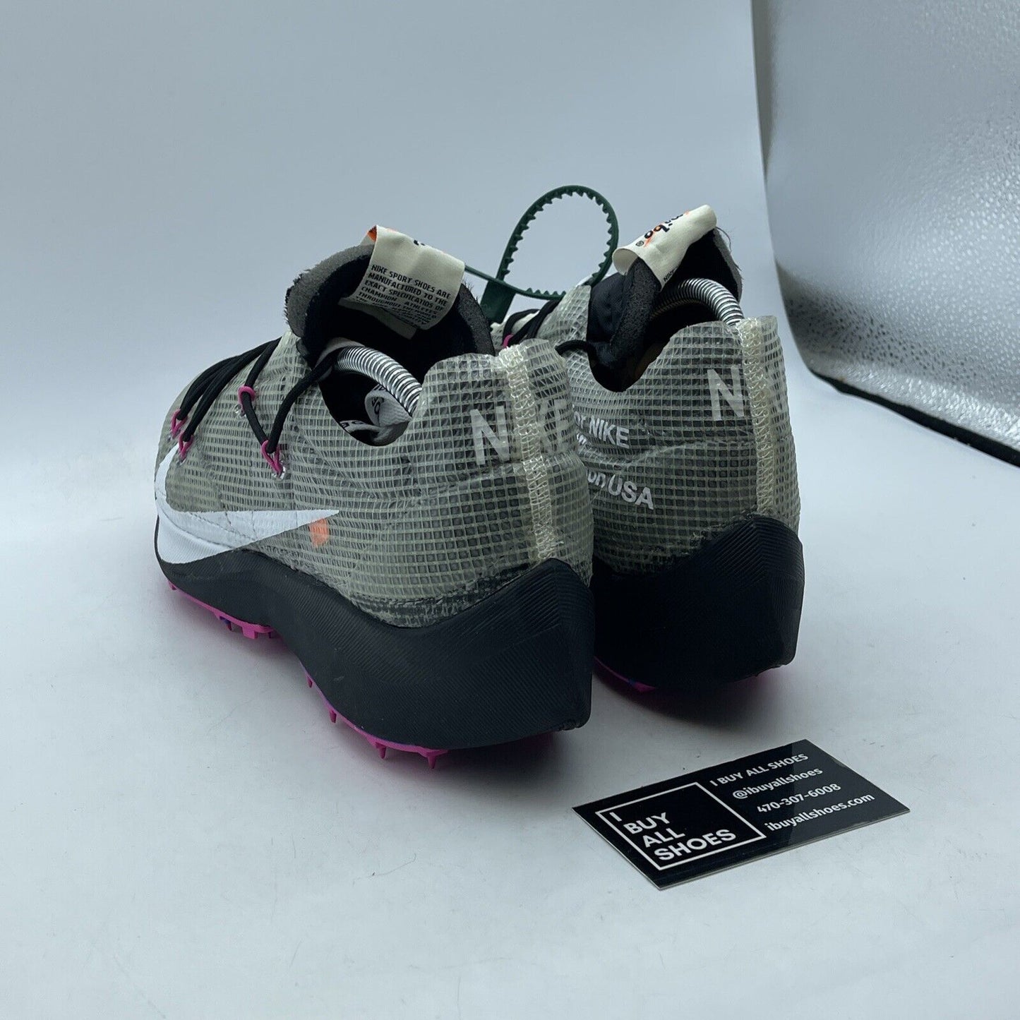 Size 11.5W - Nike Off-White x Vapor Street Laser Fuchsia White (CD8178-001)