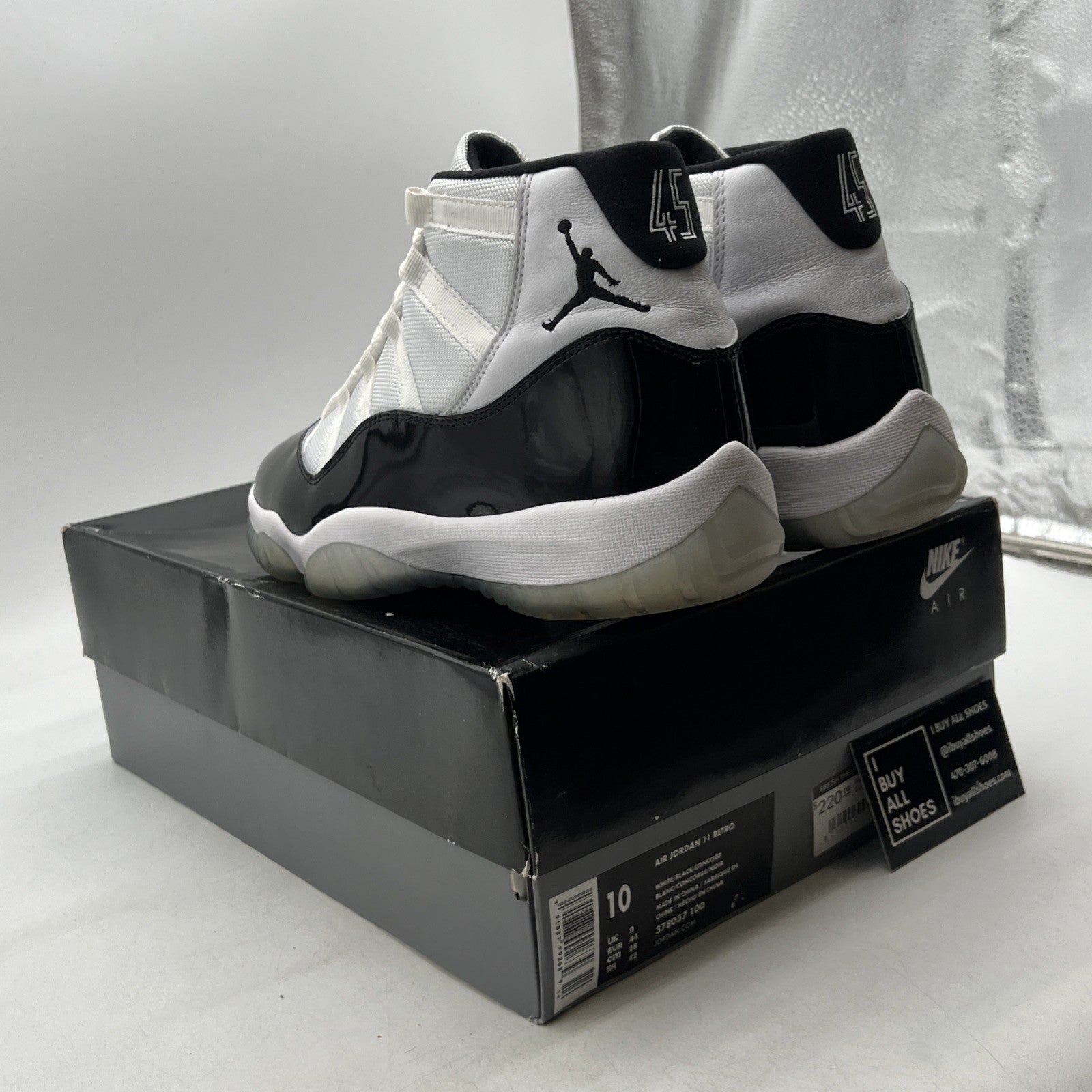 Size 10 - Air Jordan 11 Retro High Concord (378037-100)