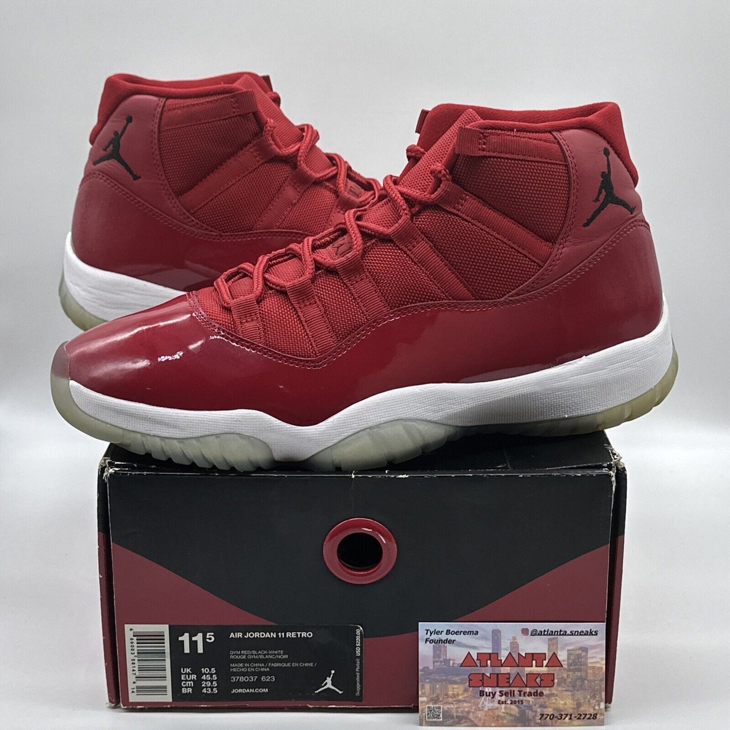 Size 11.5 - Jordan 11 Retro High Win Like '96