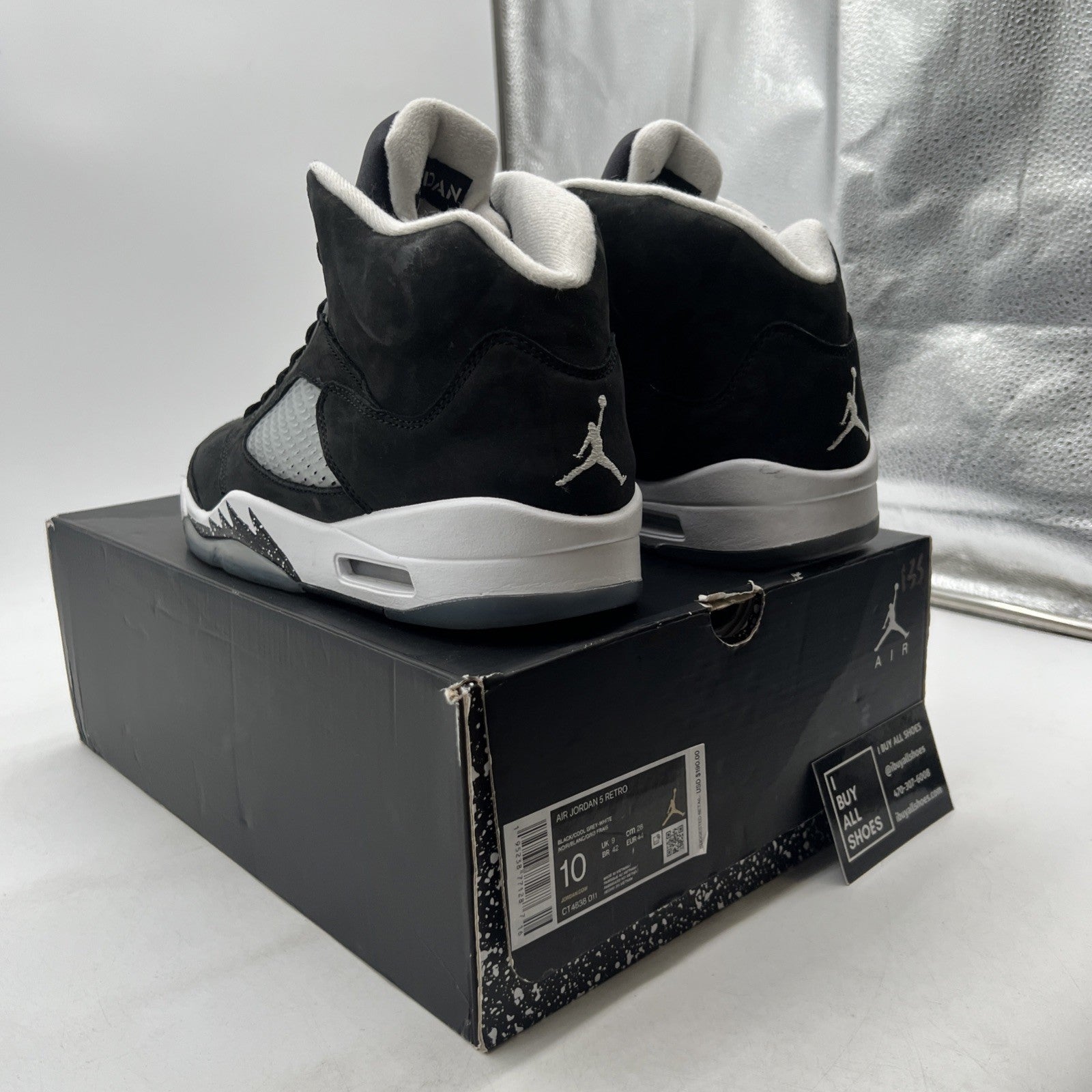 Size 10 - Air Jordan 5 Retro Mid Oreo (CT4838-011)