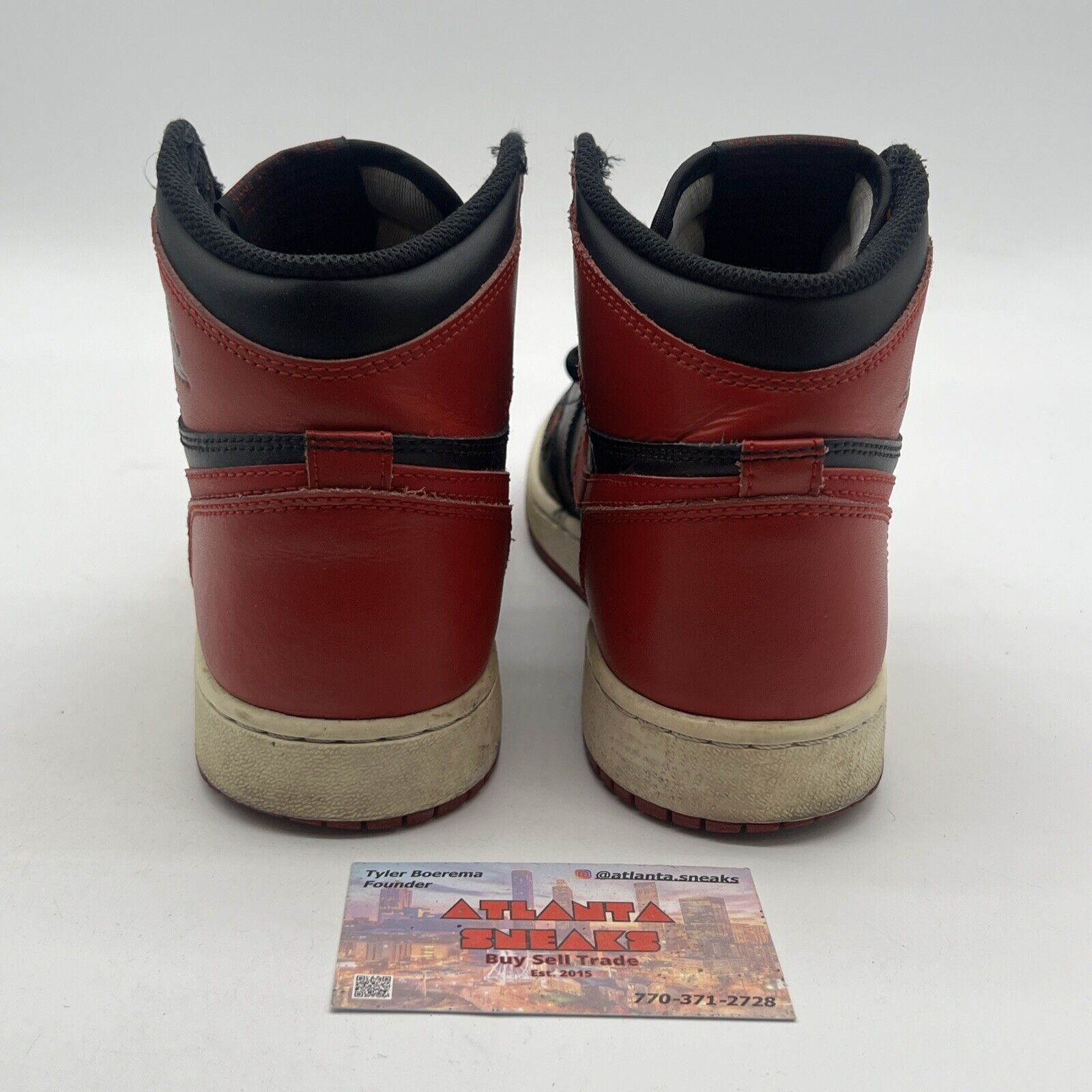 Size 7 - Air Jordan 1 Retro OG High Banned Bred (575441-001)