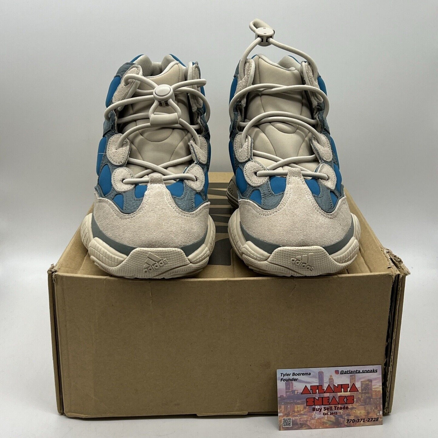 Size 8.5 - adidas Yeezy 500 High Frosted Blue (GZ554)