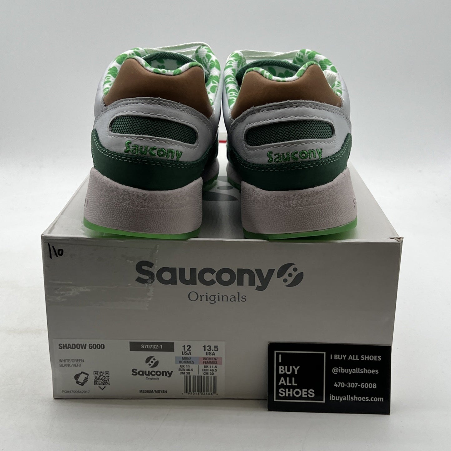 Size 12 - Saucony Shadow 6000 Shamrock (S70732-1)