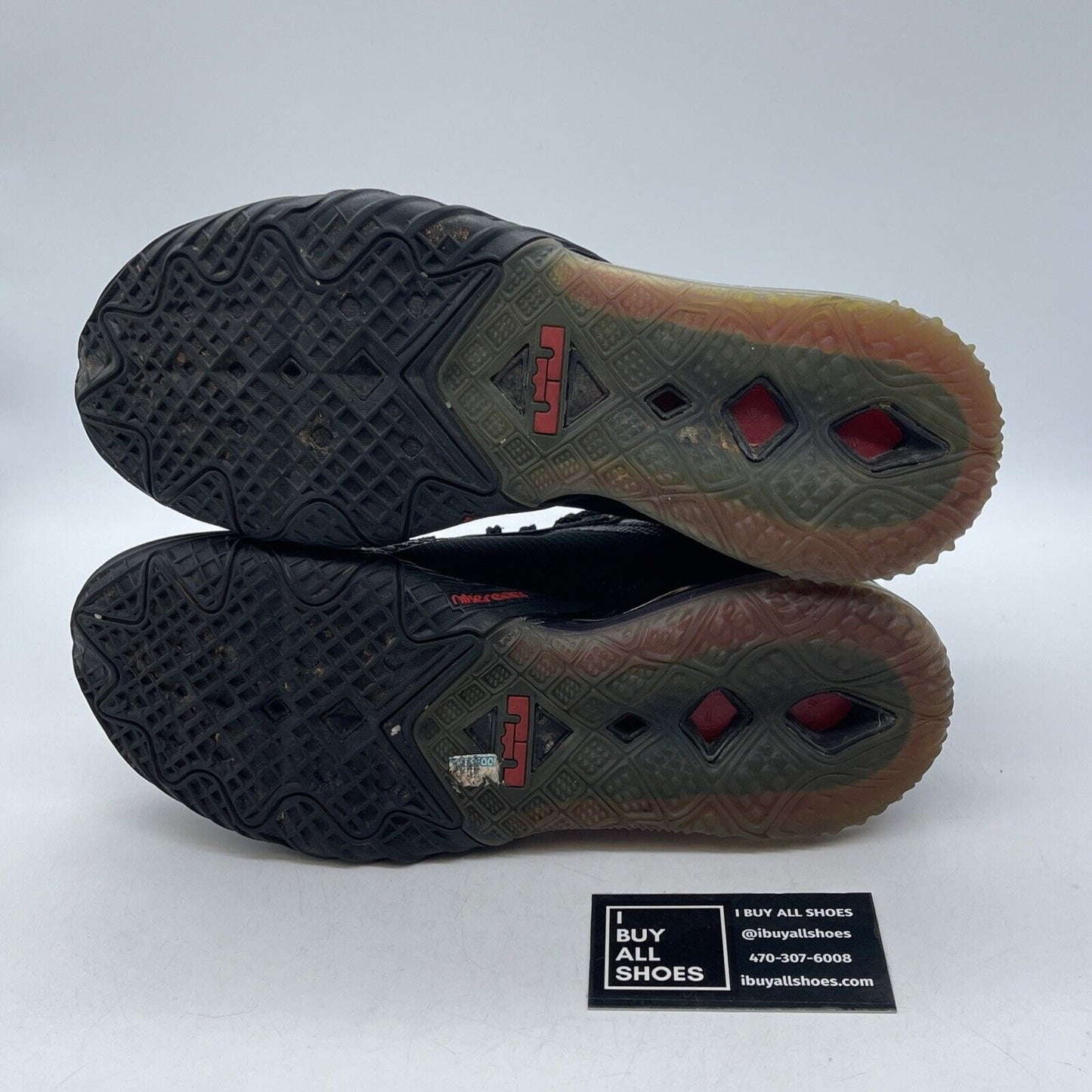 Size 8 - Nike LeBron 18 Low “Bred” Black Red White Suede Leather (CV7562-001)