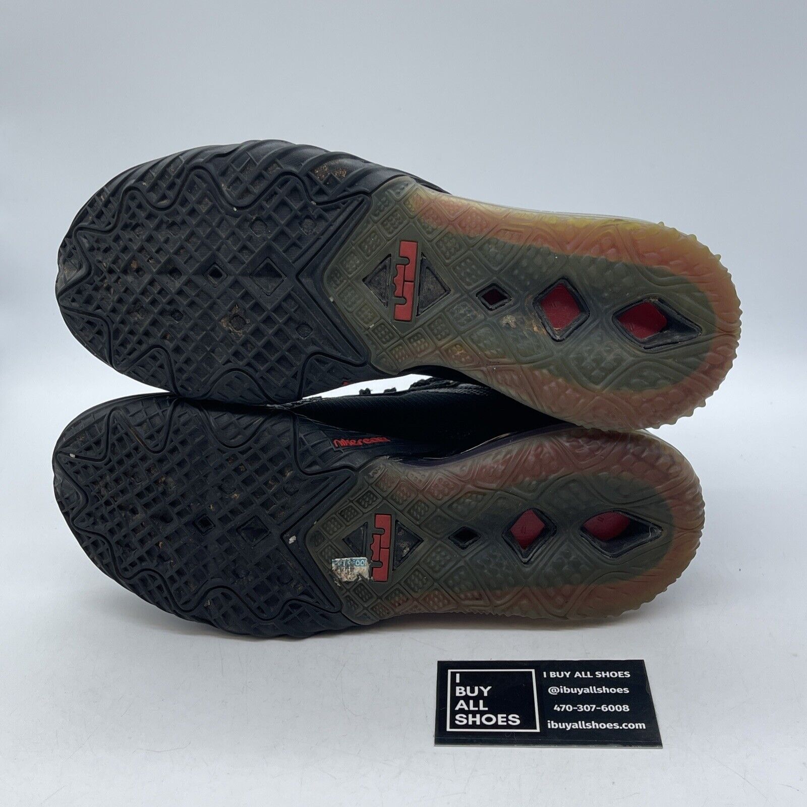 Size 8 - Nike LeBron 18 Low “Bred” Black Red White Suede Leather (CV7562-001)