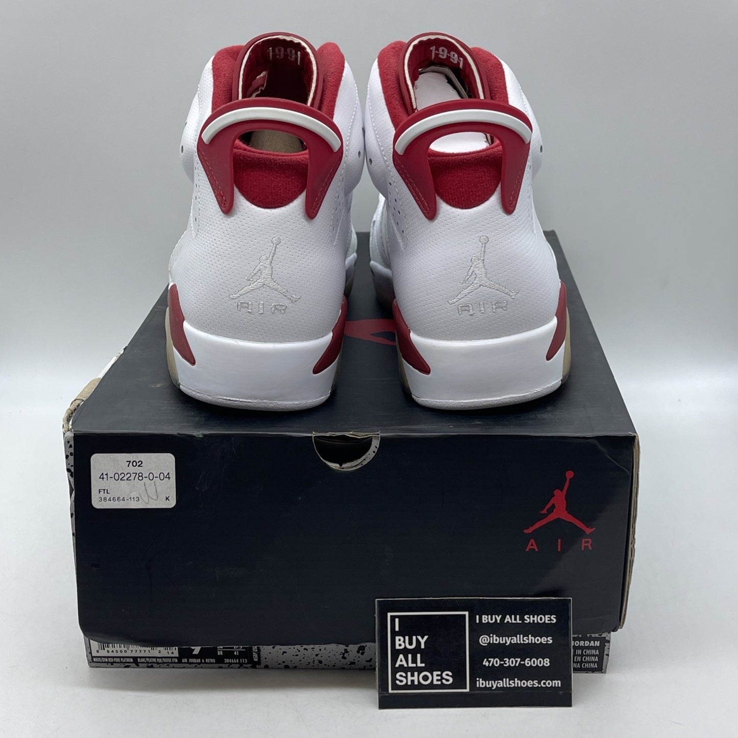 Size 9.5 - Air Jordan 6 Retro Alternate (384664-113)