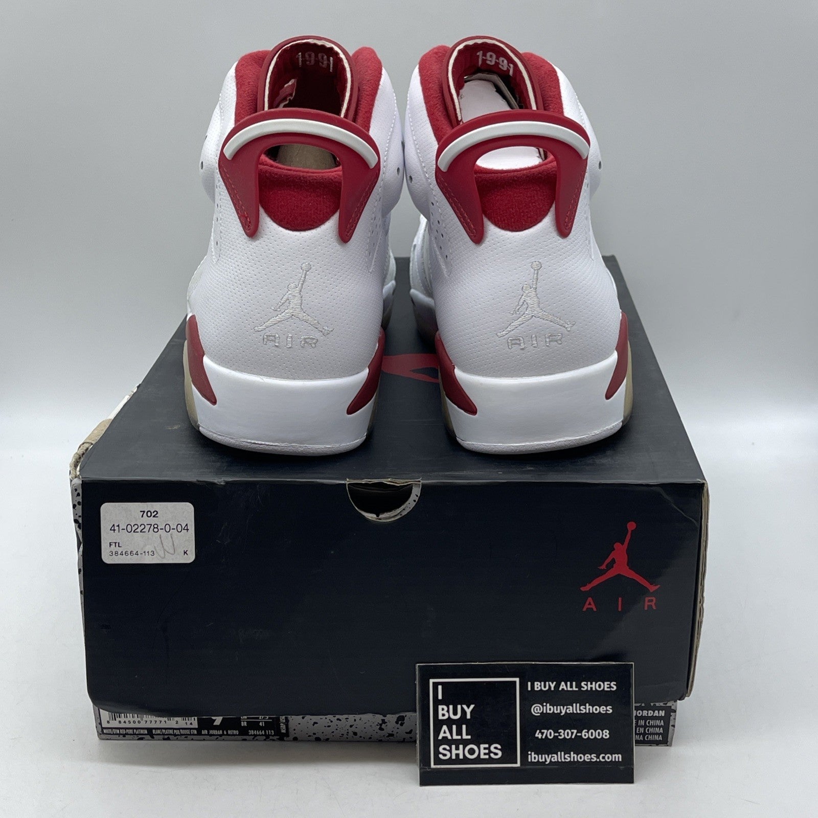 Size 9.5 - Air Jordan 6 Retro Alternate (384664-113)