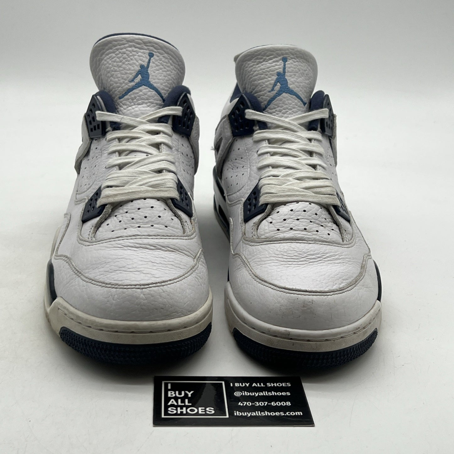 Size 13 - Air Jordan 4 Retro LS Columbia (314254-107)