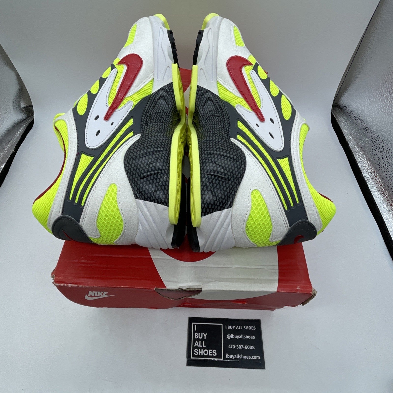 Size 12 - Nike Air Ghost Racer Retro Neon Yellow (AT5410-100)