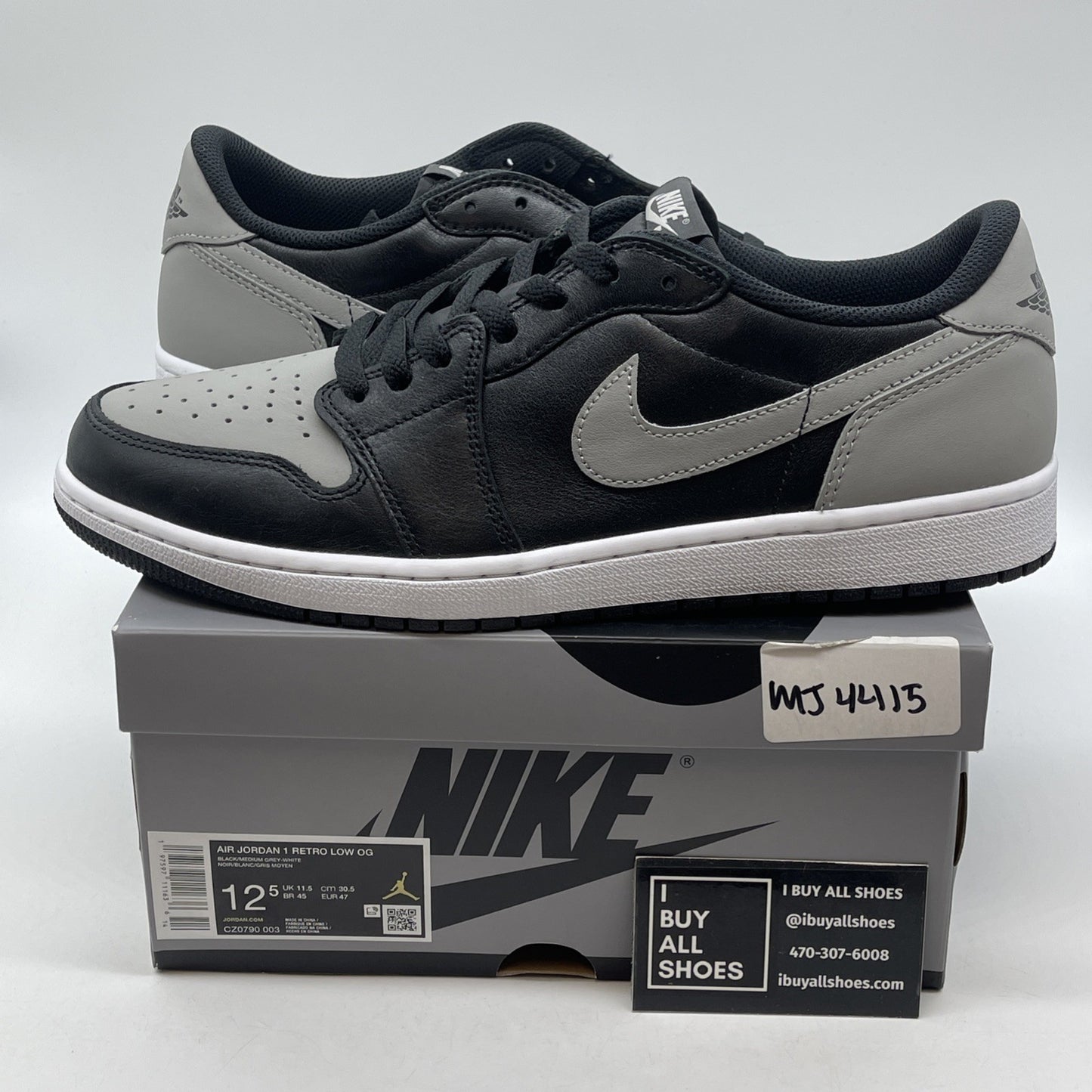 Size 12.5 - Air Jordan 1 Retro OG 2024 Low Shadow Leather (CZ0790-003)