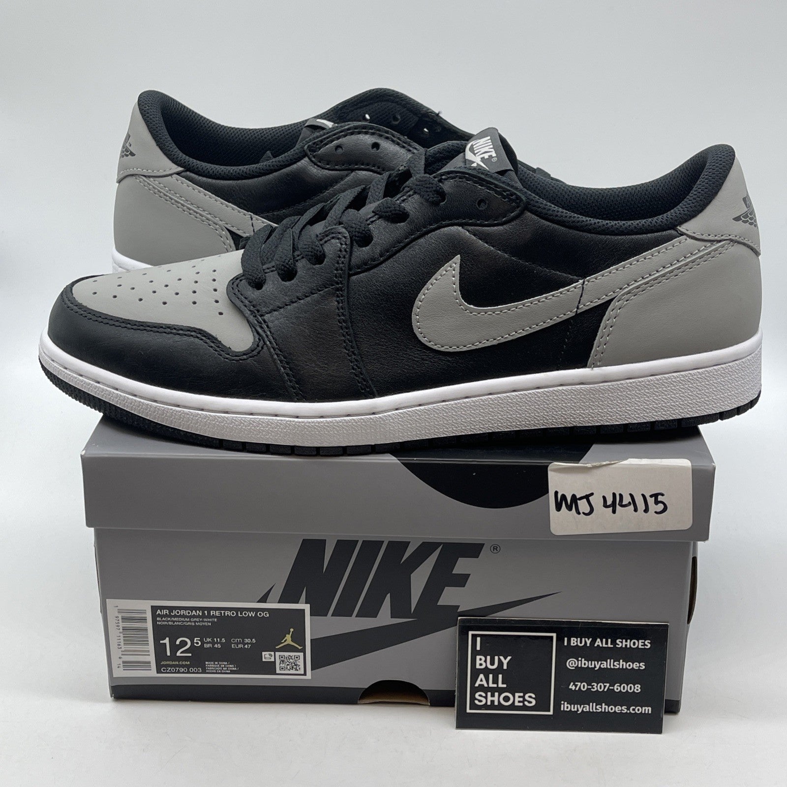 Size 12.5 - Air Jordan 1 Retro OG 2024 Low Shadow Leather (CZ0790-003)