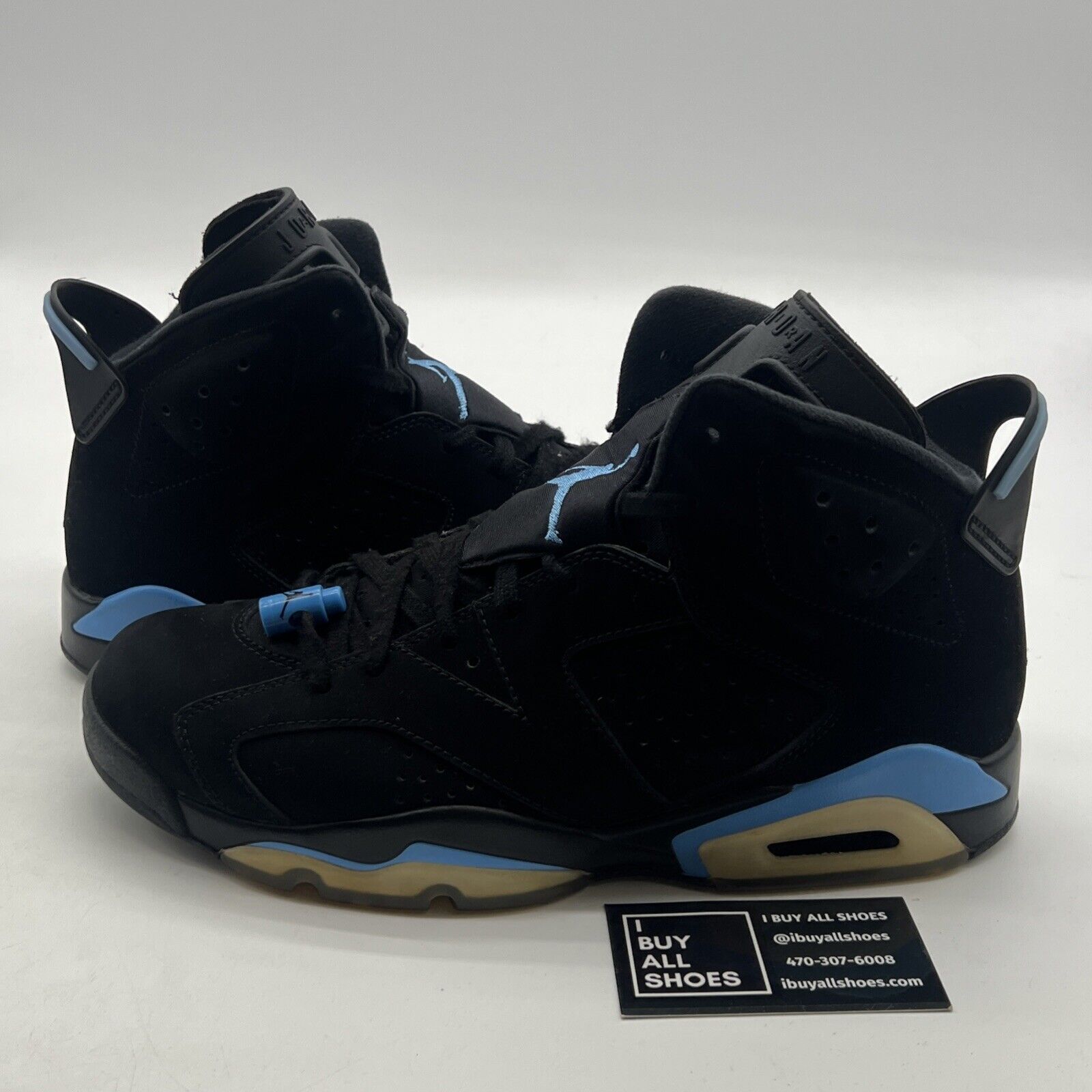 Size 10 - Air Jordan 6 Retro UNC (384664-006)