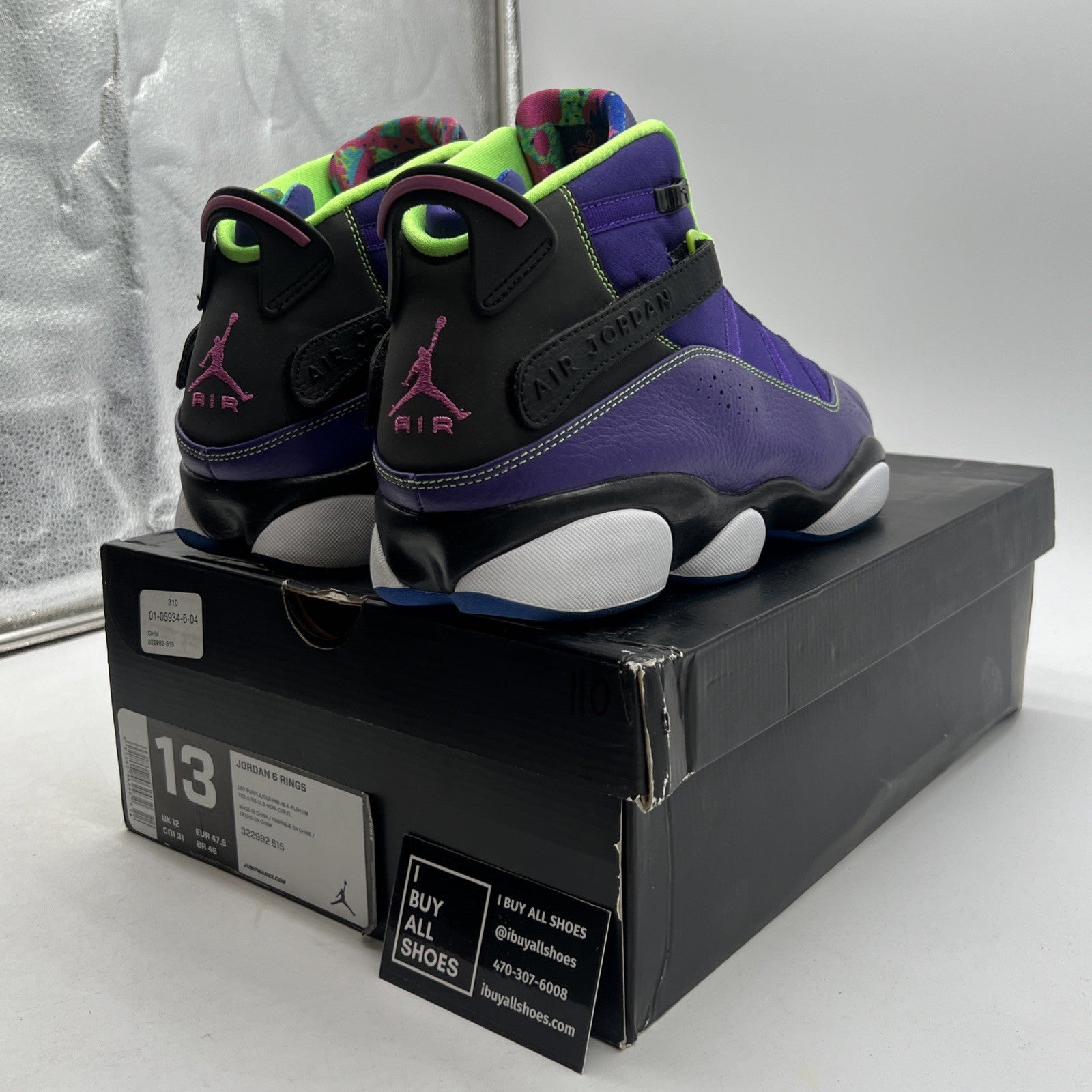 Size 13 - Jordan 6 Rings Bel Air (322992-515)
