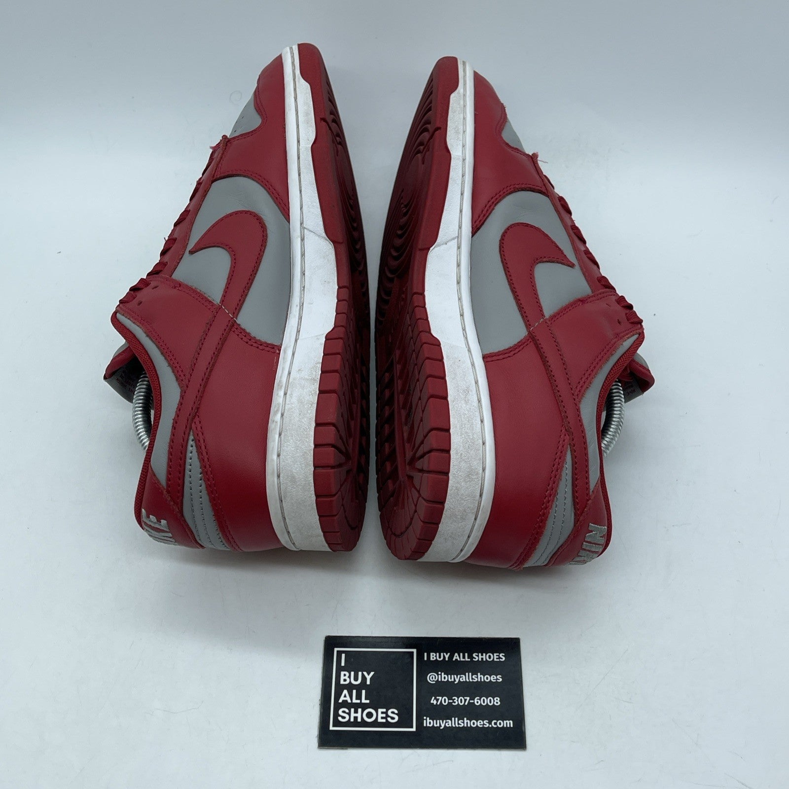 Size 10.5 - Nike Dunk Low SP UNLV 2021 Red Grey Leather (DD1391-002