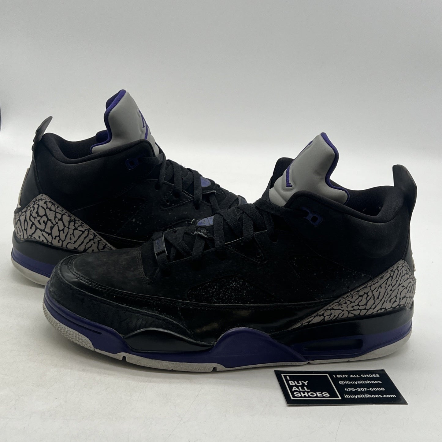 Size 11.5 - Air Jordan Son of Mars Low Black Grape Ice (580603-008)